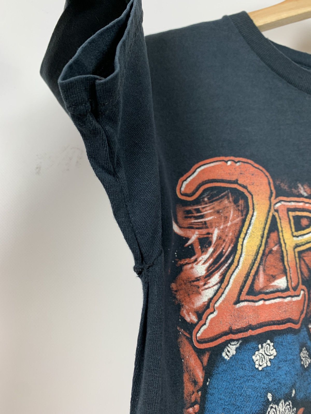 Band Tees 00s Vintage 2Pac Tupac Double Sided Big Logo T-Shirt Size US S / EU 44-46 / 1 - 20 Thumbnail