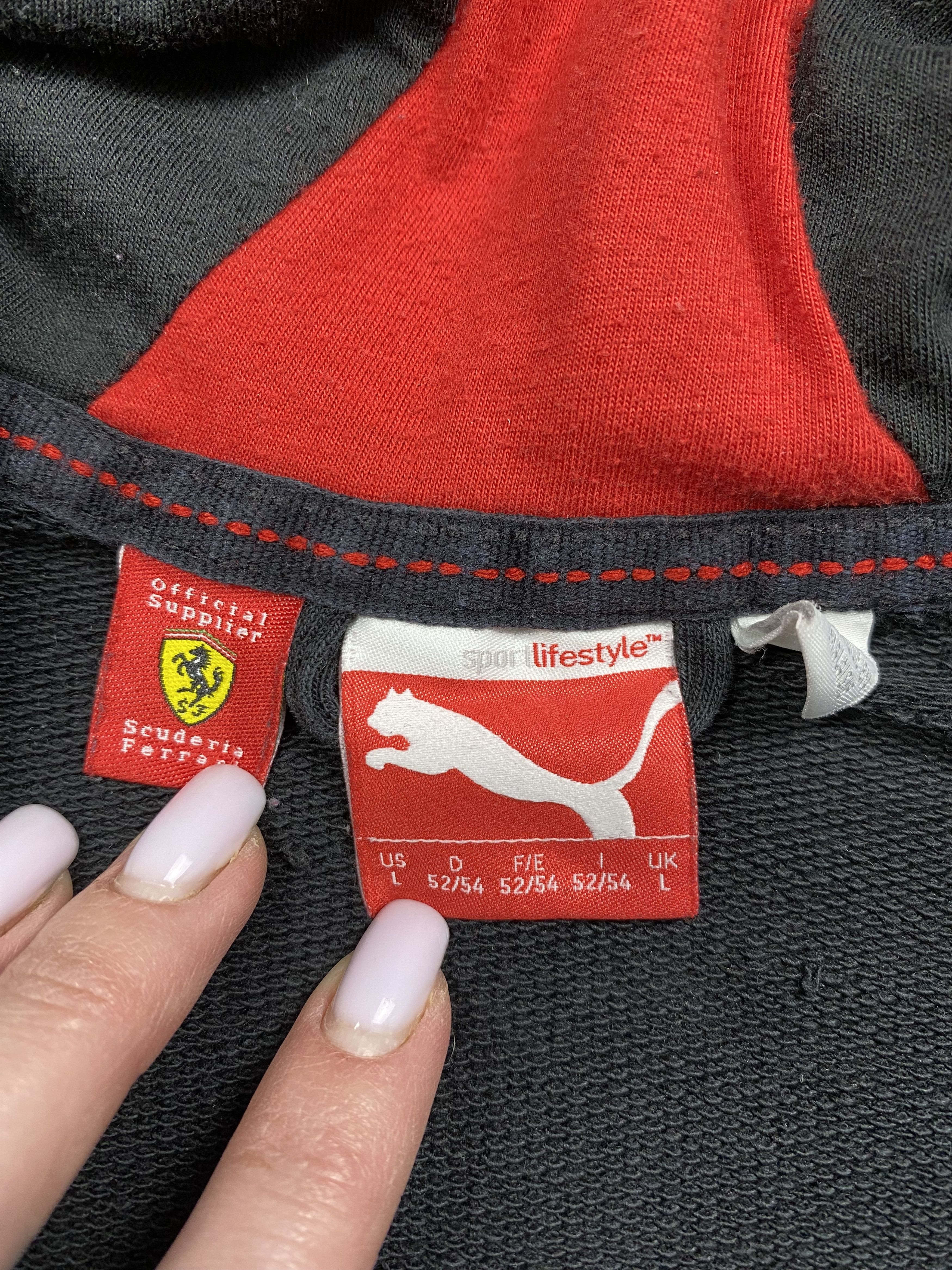 Ferrari × Formula 1 Puma Ferrari Scuderia Mens Zip Hoodie Size US L / EU 52-54 / 3 - 8 Thumbnail