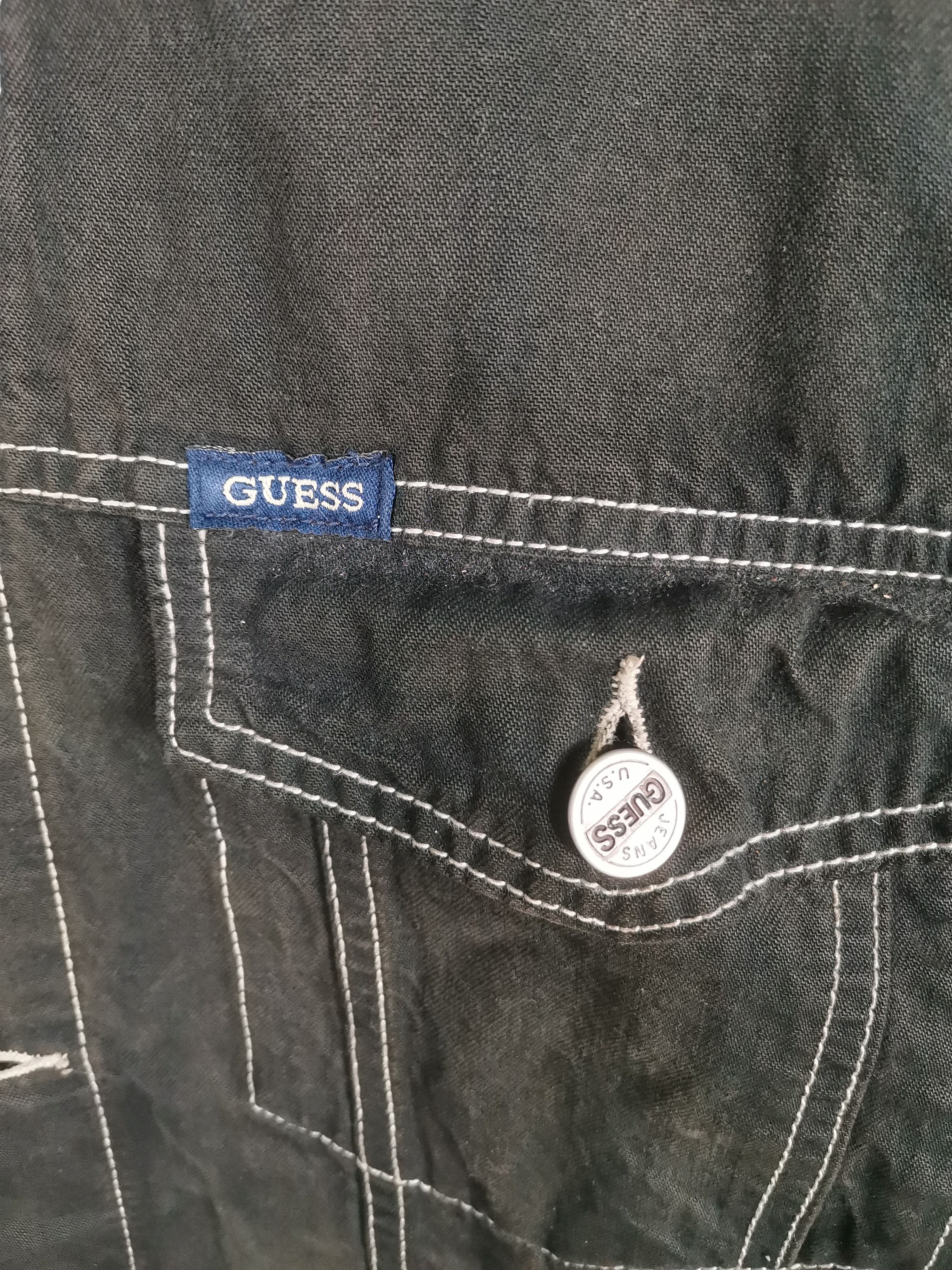 Guess Trashed Vintage 90s Guess Jeans Denim Jacket Sun Faded Size US M / EU 48-50 / 2 - 2 Thumbnail