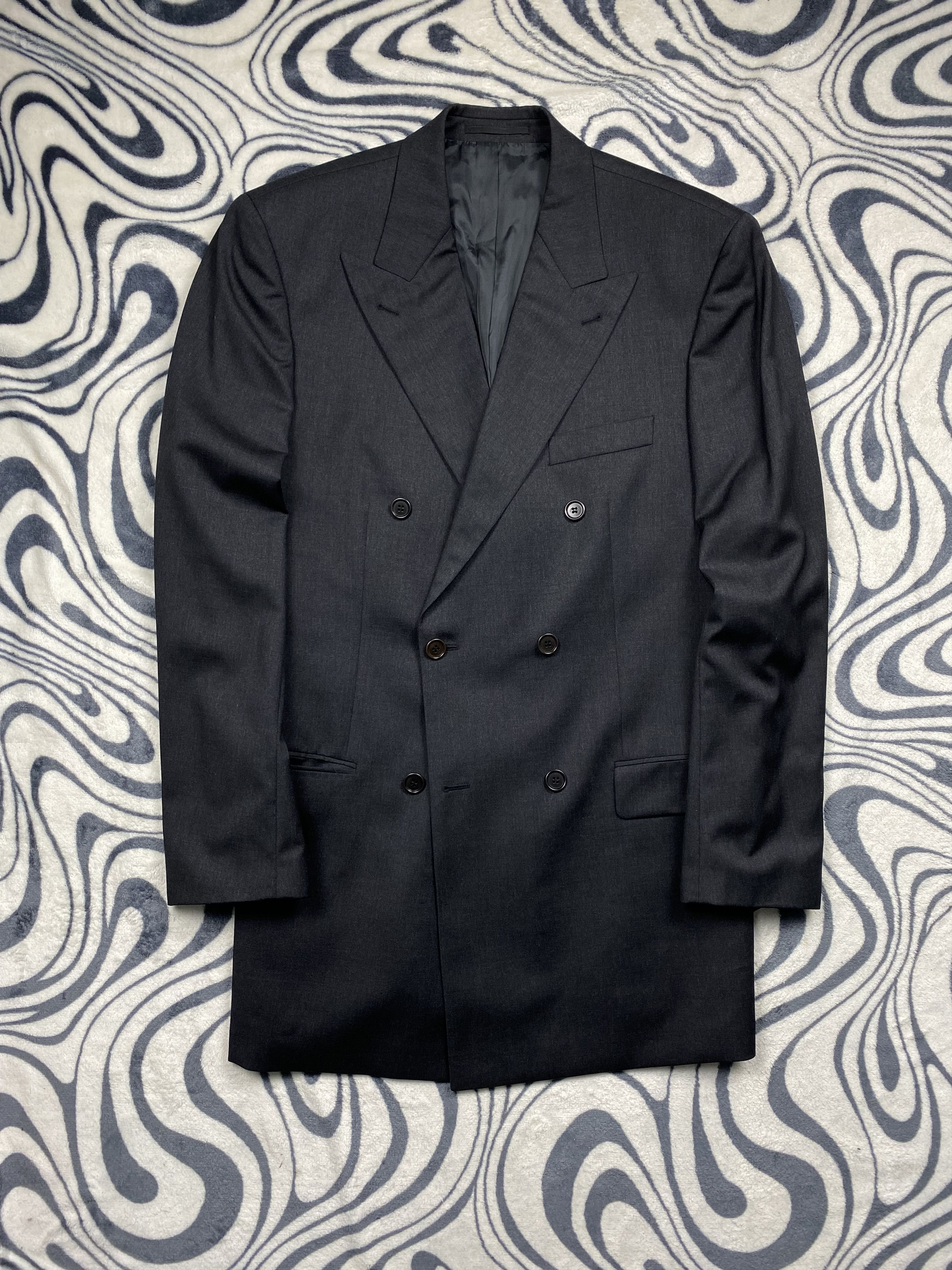 Hugo Boss Hugo Boss Vintage Double Breasted Wool Blazer Jacket Size US XL / EU 56 / 4 - 1 Thumbnail