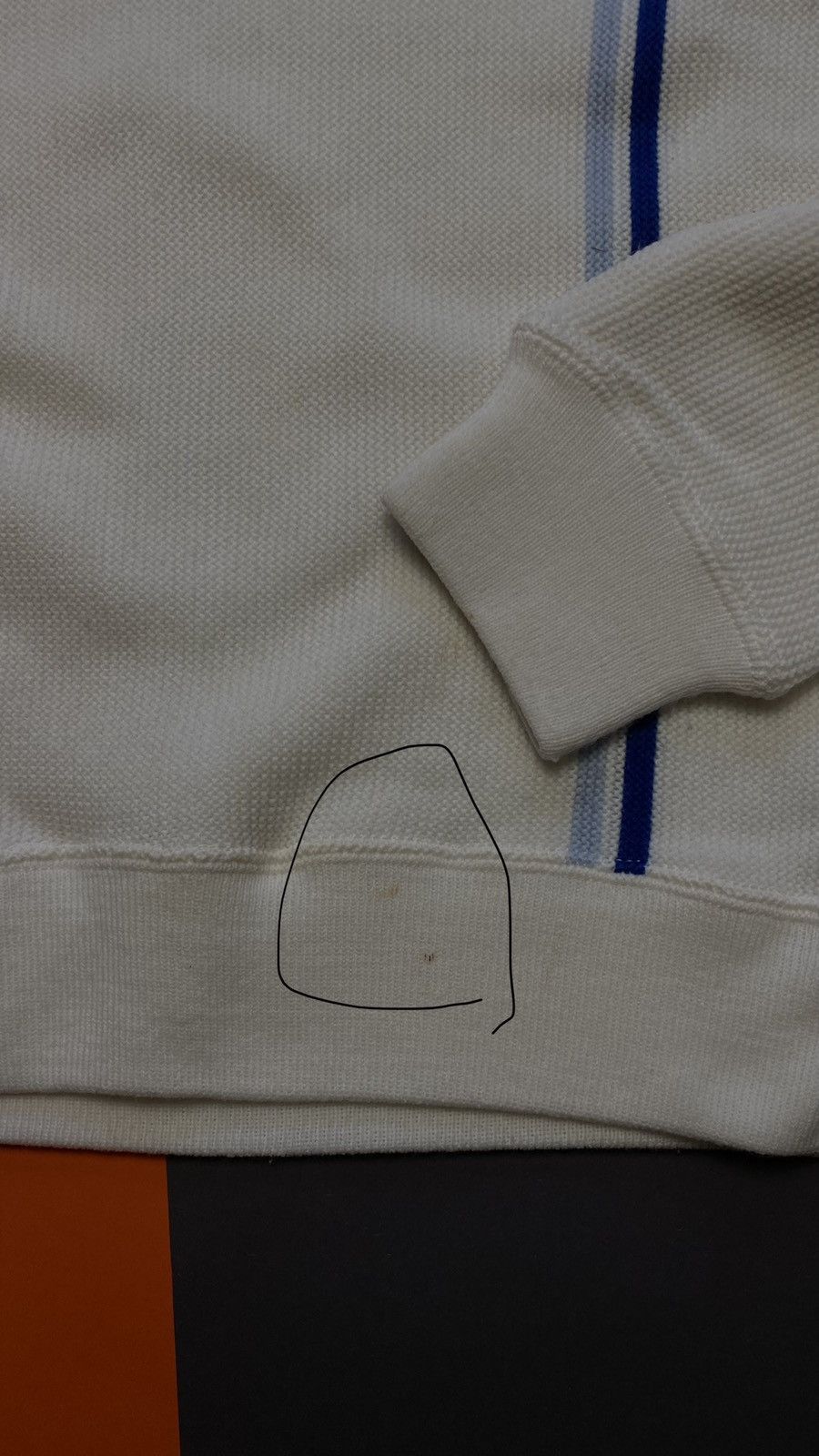 Lacoste vintage Lacoste chemise 2 white sweater knitwear Size US S / EU 44-46 / 1 - 4 Thumbnail