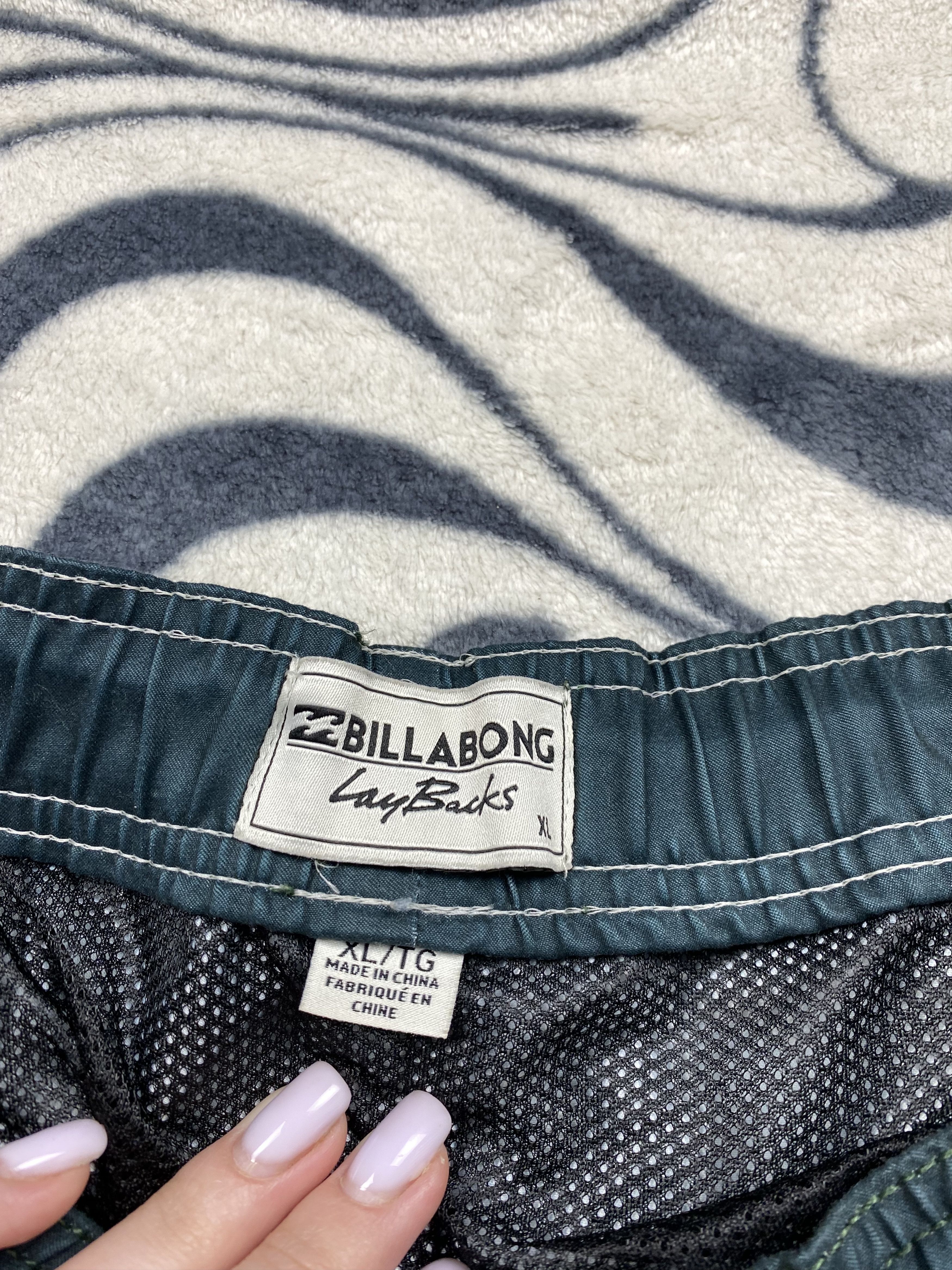Billabong Billabong Vintage Mens Nylon Swimming Shorts Y2K Size US 36 / EU 52 - 5 Thumbnail