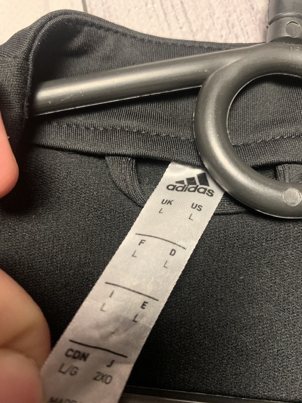 Juventus soccer track jacket adidas Juve size L