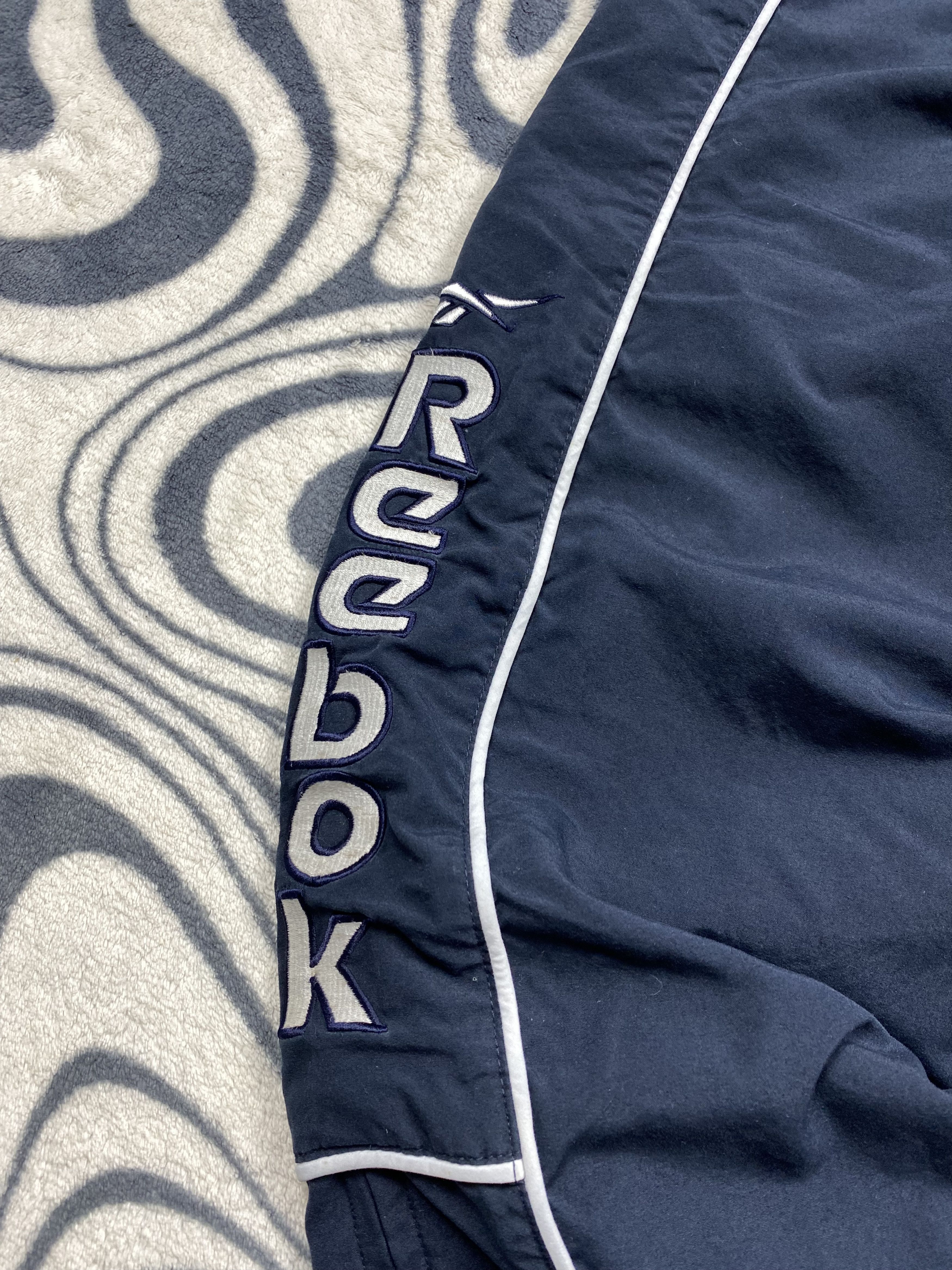 Reebok Vintage Reebok Mens Nylon Baggy Track Pants Y2K Size US 30 / EU 46 - 4 Thumbnail