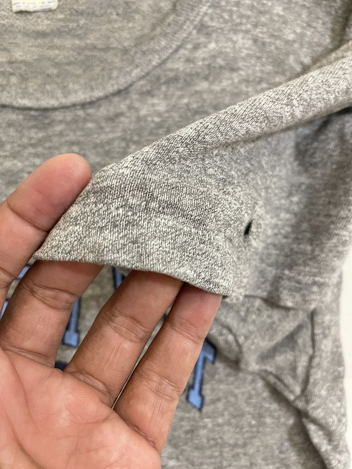 Champion × Vintage Vintage Champion Distressed tshirt rayon tshirt Size US L / EU 52-54 / 3 - 8 Thumbnail