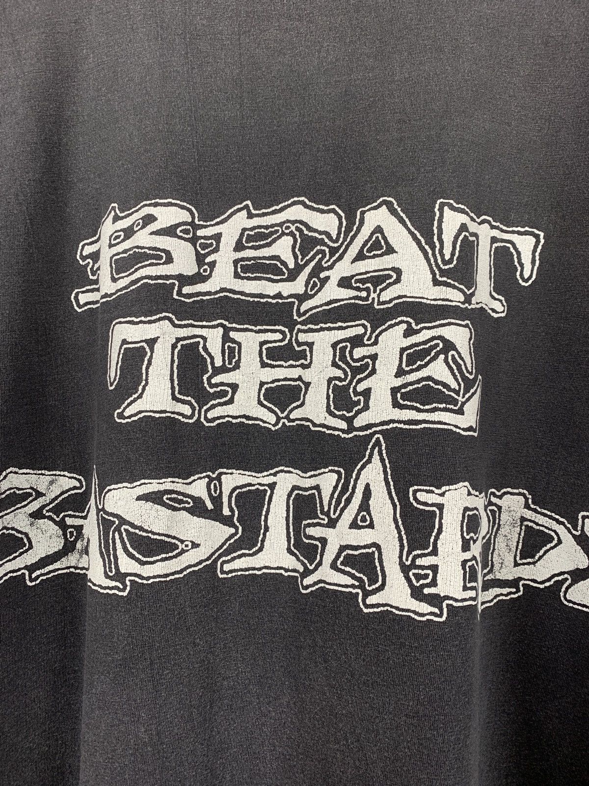 Band Tees 1999 Vintage The Exploited Beat The Bastards Long Sleeve Size US XL / EU 56 / 4 - 15 Thumbnail