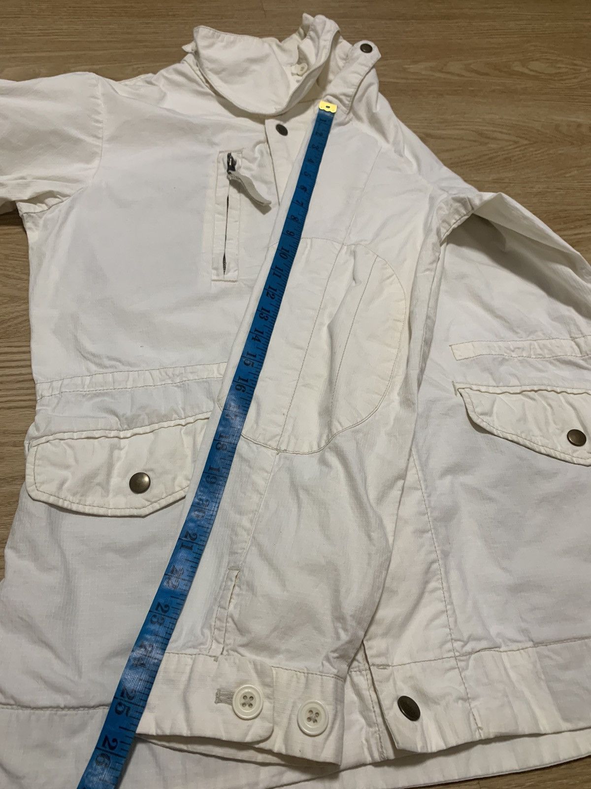 Japanese Brand 291295 HOMME LABO Ripstop Parka Buttons Up Jacket Size US M / EU 48-50 / 2 - 15 Thumbnail