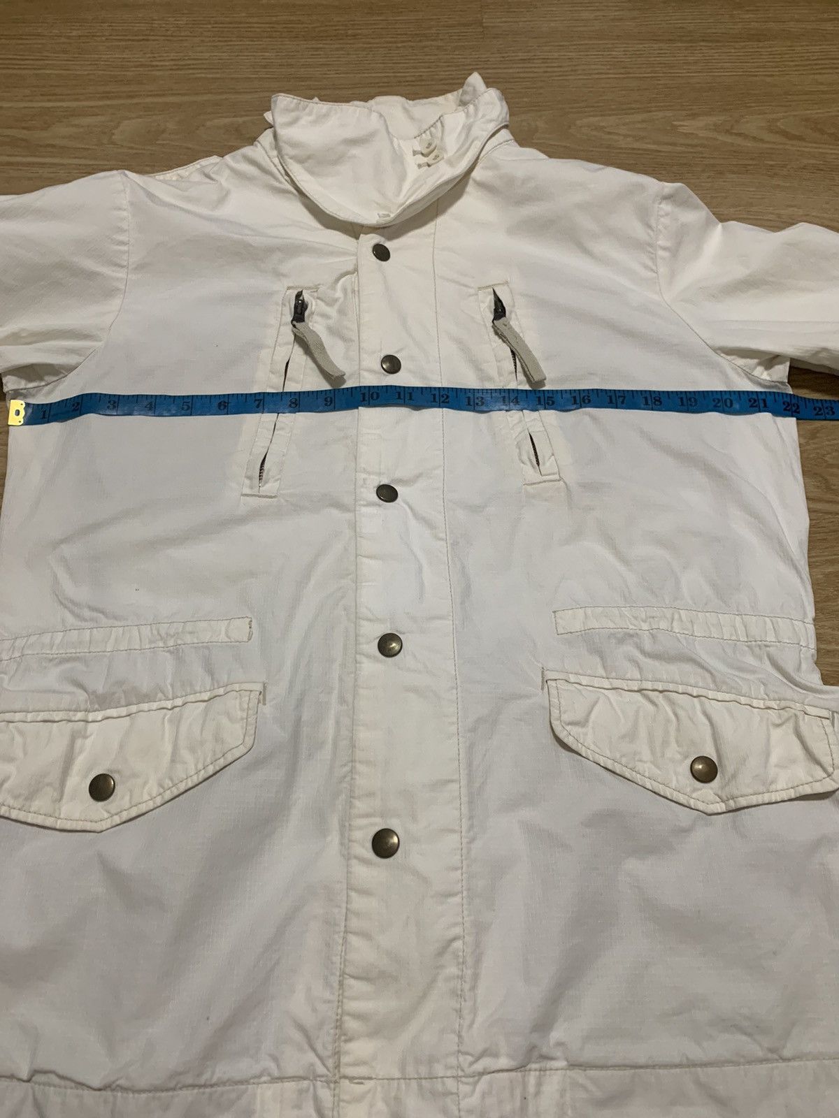 Japanese Brand 291295 HOMME LABO Ripstop Parka Buttons Up Jacket Size US M / EU 48-50 / 2 - 9 Thumbnail
