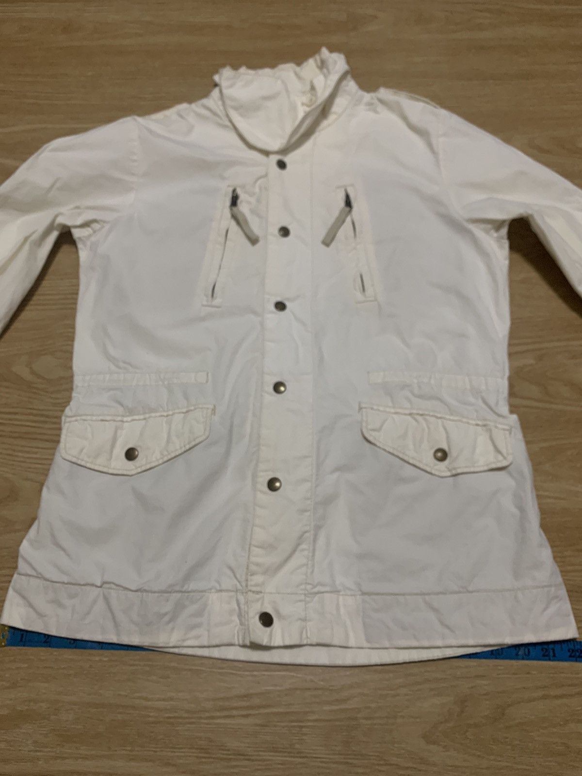 Japanese Brand 291295 HOMME LABO Ripstop Parka Buttons Up Jacket Size US M / EU 48-50 / 2 - 13 Thumbnail