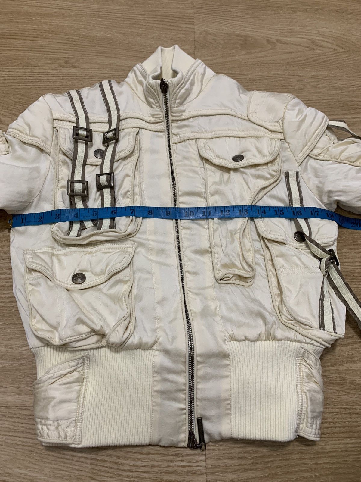 Just Cavalli JUST CAVALLI BOMBER MULTIPOCKET JACKET DISTRESSED Size US XS / EU 42 / 0 - 19 Thumbnail
