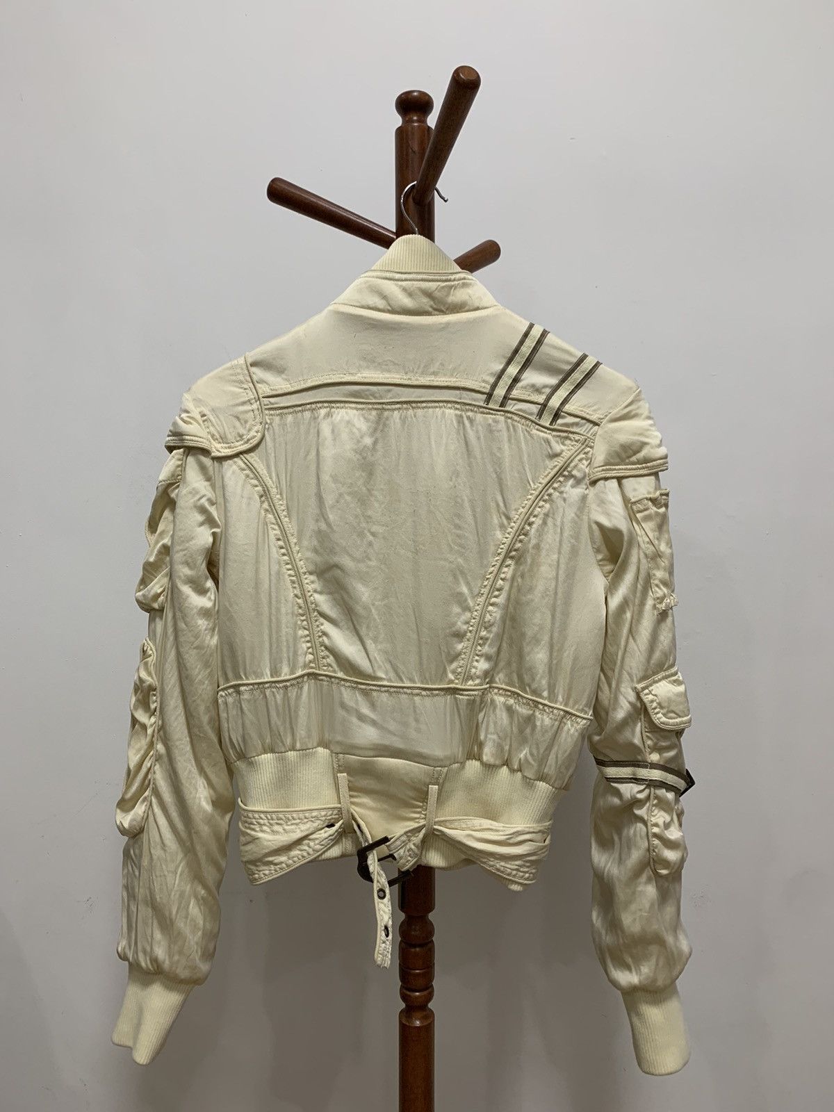 Just Cavalli JUST CAVALLI BOMBER MULTIPOCKET JACKET DISTRESSED Size US XS / EU 42 / 0 - 2 Thumbnail