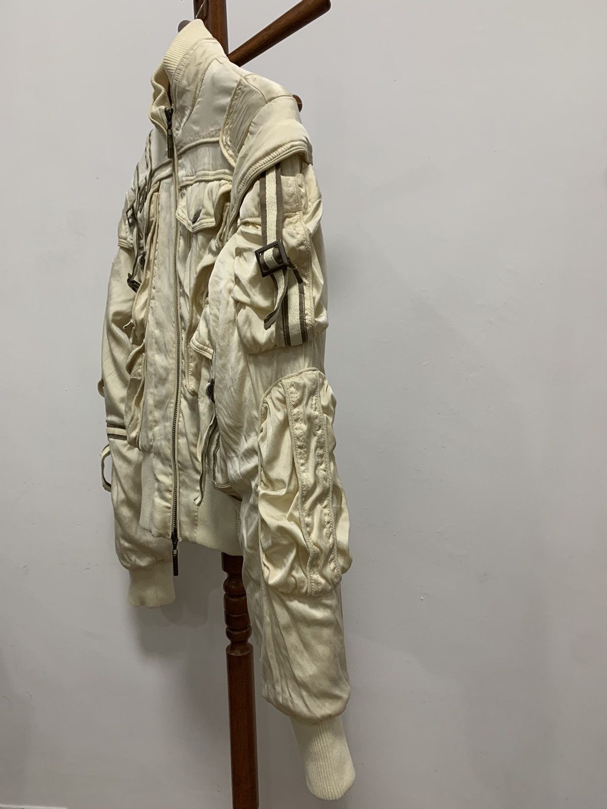 Just Cavalli JUST CAVALLI BOMBER MULTIPOCKET JACKET DISTRESSED Size US XS / EU 42 / 0 - 4 Thumbnail