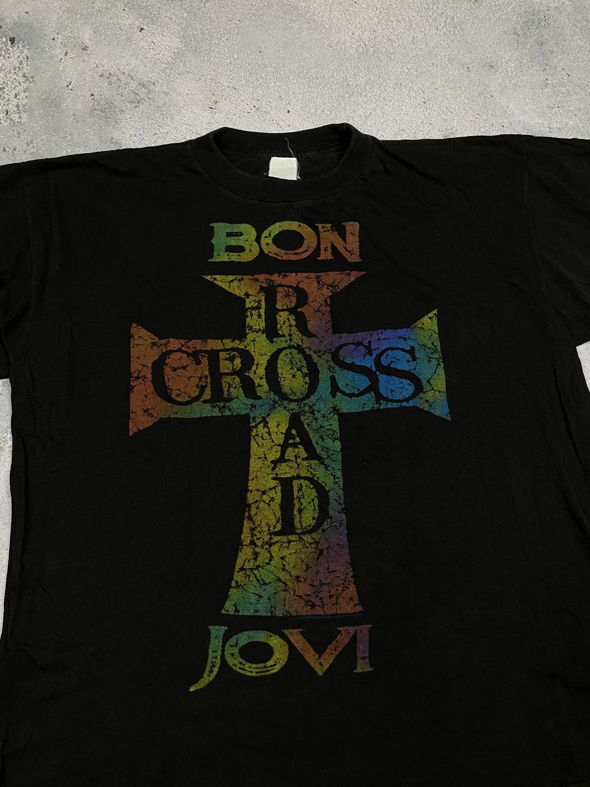 Bon Jovi Bon Jovi 1995 Cross road t shirt Size US XL / EU 56 / 4 - 2 Thumbnail