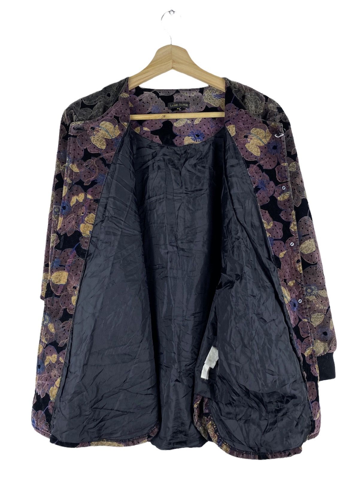 Japanese Brand OFFER 🔥 Vintage Printed Flowers Button Up Cardigan Jacket Size US L / EU 52-54 / 3 - 2 Thumbnail