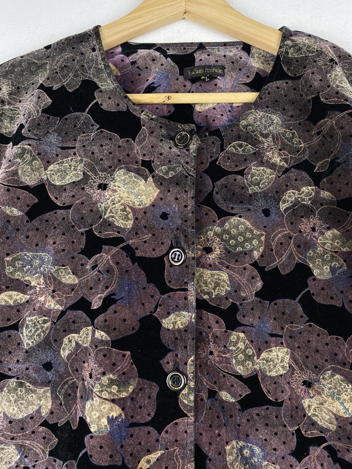Japanese Brand OFFER 🔥 Vintage Printed Flowers Button Up Cardigan Jacket Size US L / EU 52-54 / 3 - 4 Thumbnail