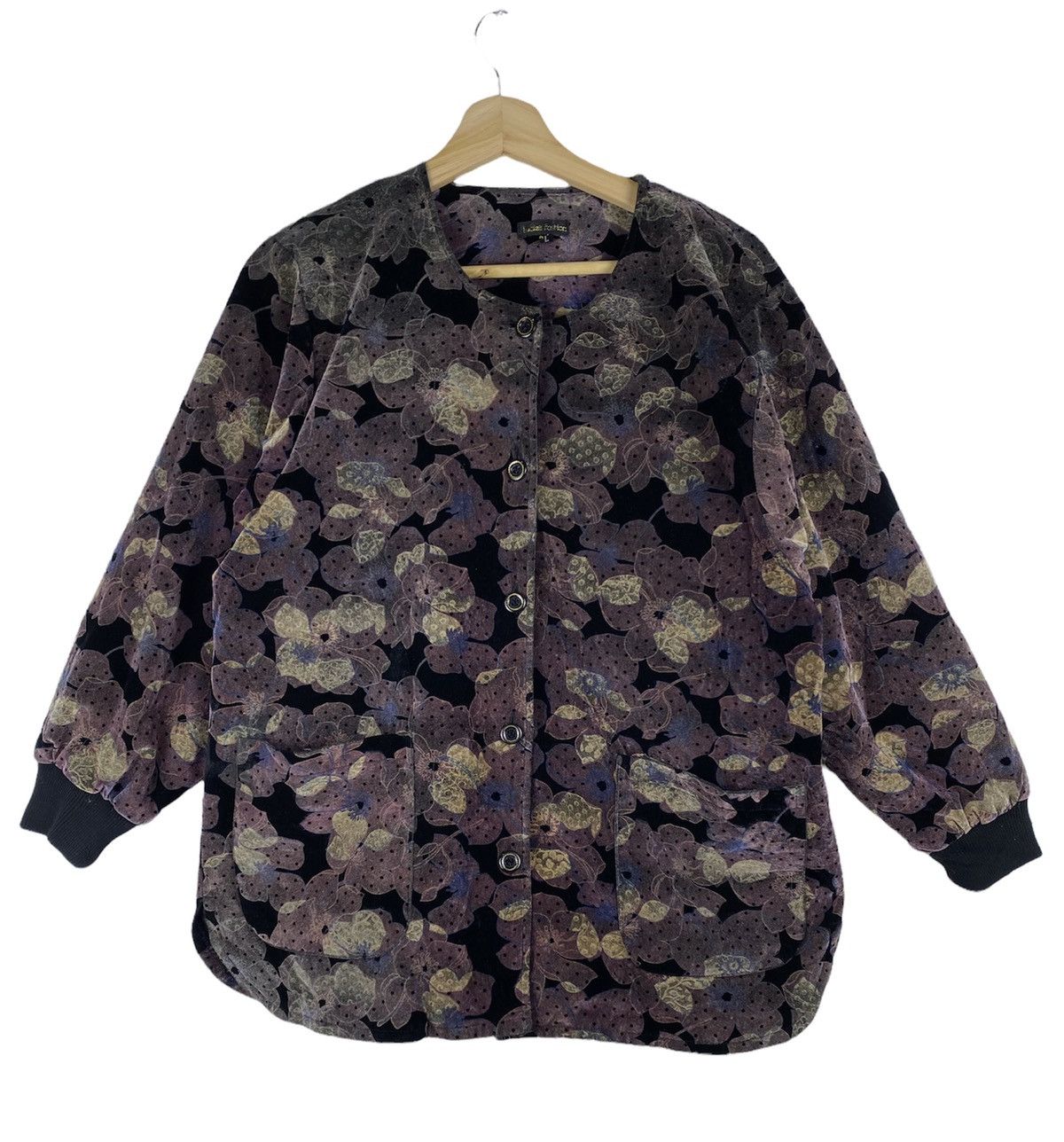 Japanese Brand OFFER 🔥 Vintage Printed Flowers Button Up Cardigan Jacket Size US L / EU 52-54 / 3 - 1 Thumbnail