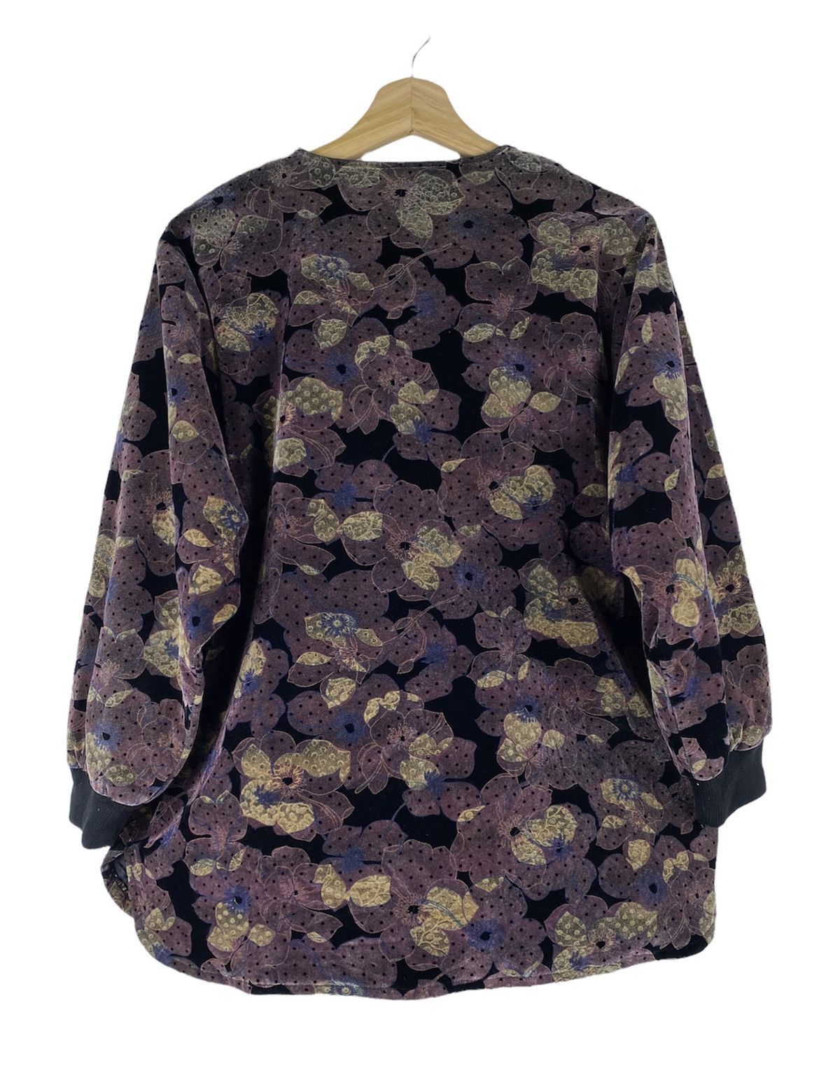 Japanese Brand OFFER 🔥 Vintage Printed Flowers Button Up Cardigan Jacket Size US L / EU 52-54 / 3 - 3 Thumbnail