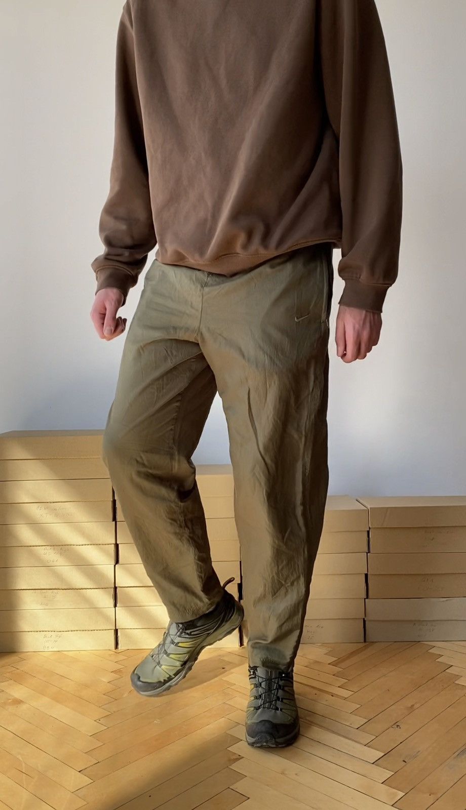 Nike × Vintage Vintage Nike Nylon Pants Size US 32 / EU 48 - 1 Thumbnail