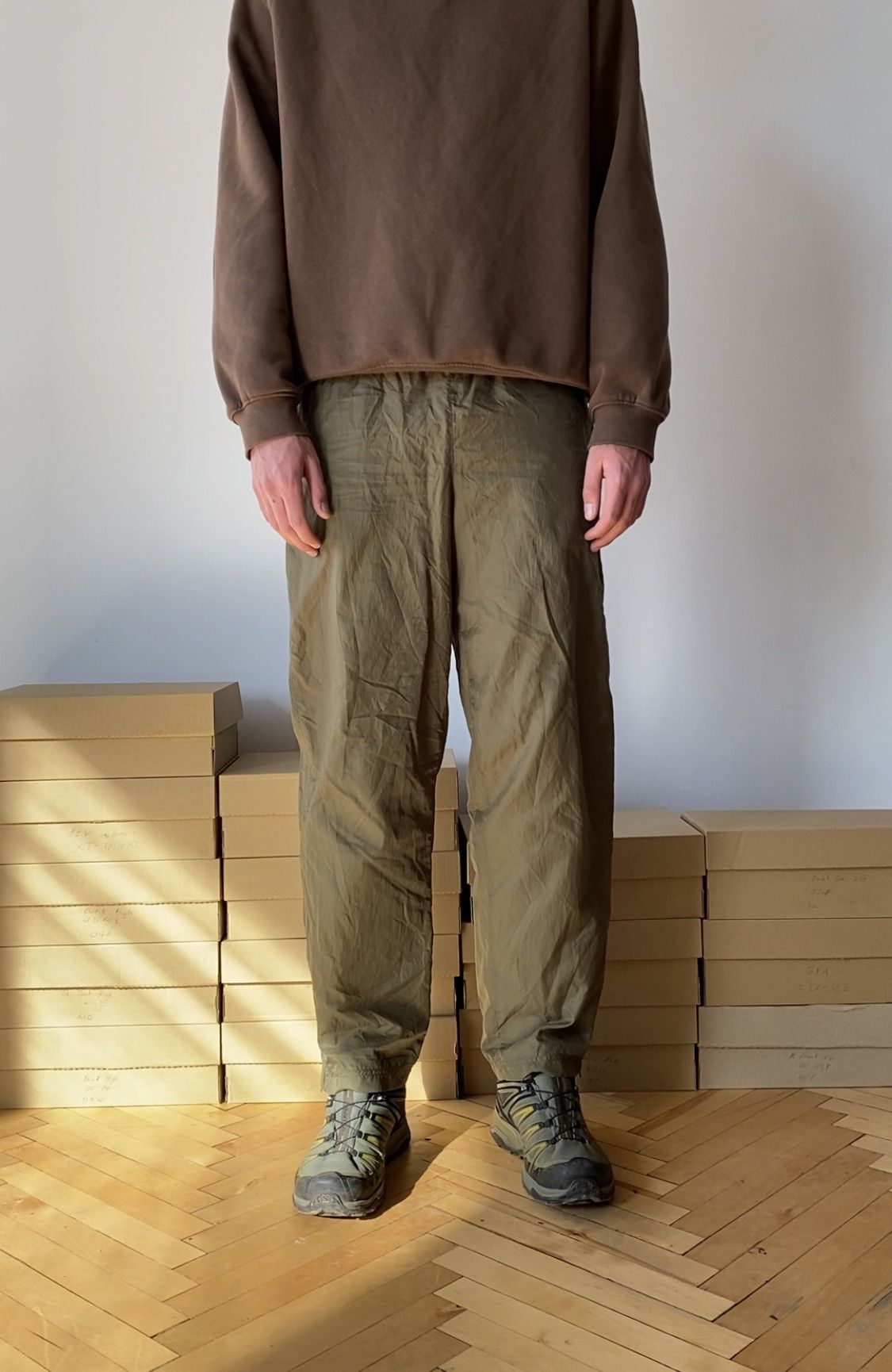 Nike × Vintage Vintage Nike Nylon Pants Size US 32 / EU 48 - 2 Thumbnail