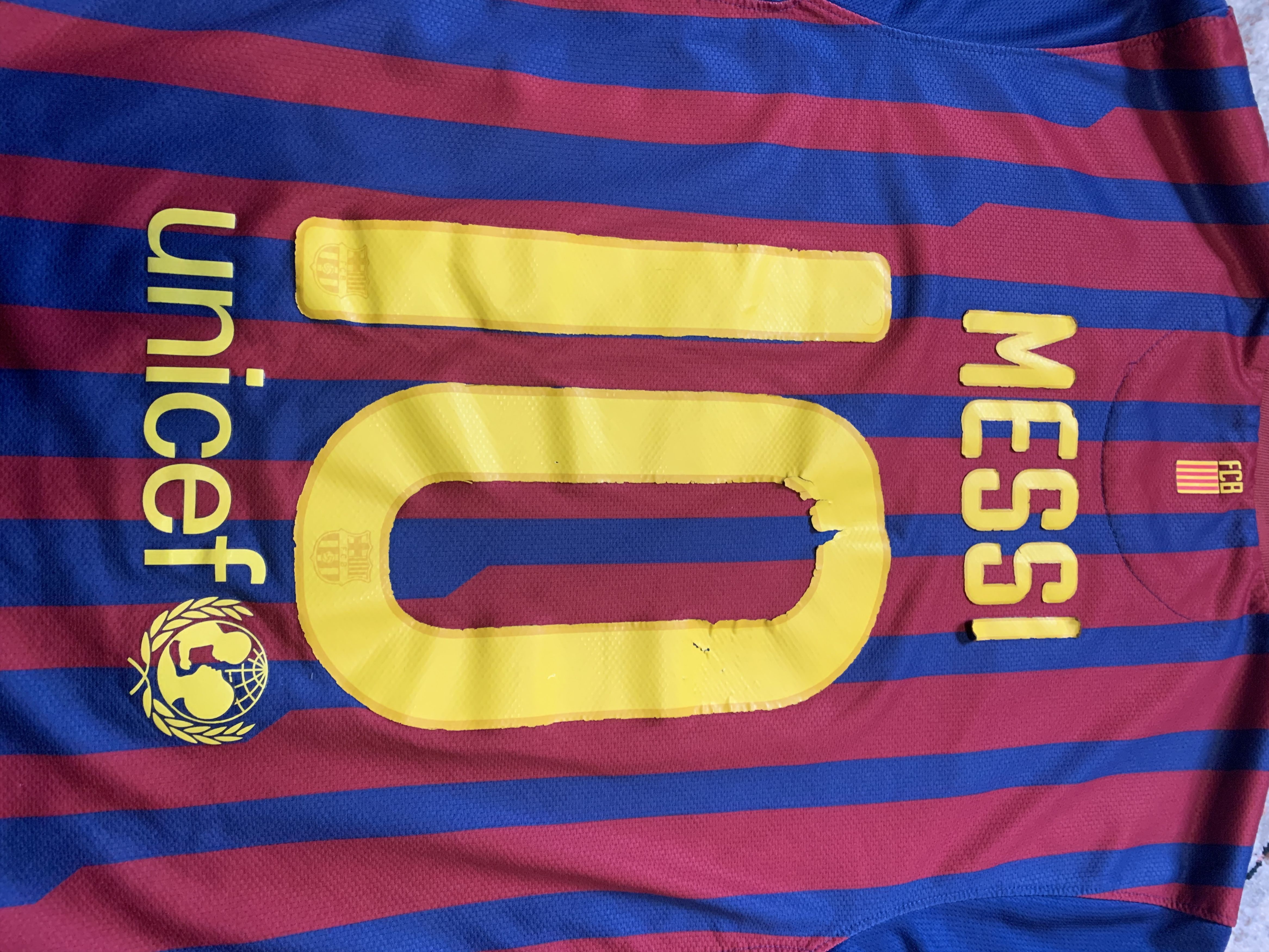 Nike Nike Barcelona Messi 2011-2012 Home Jersey Size US S / EU 44-46 / 1 - 4 Thumbnail