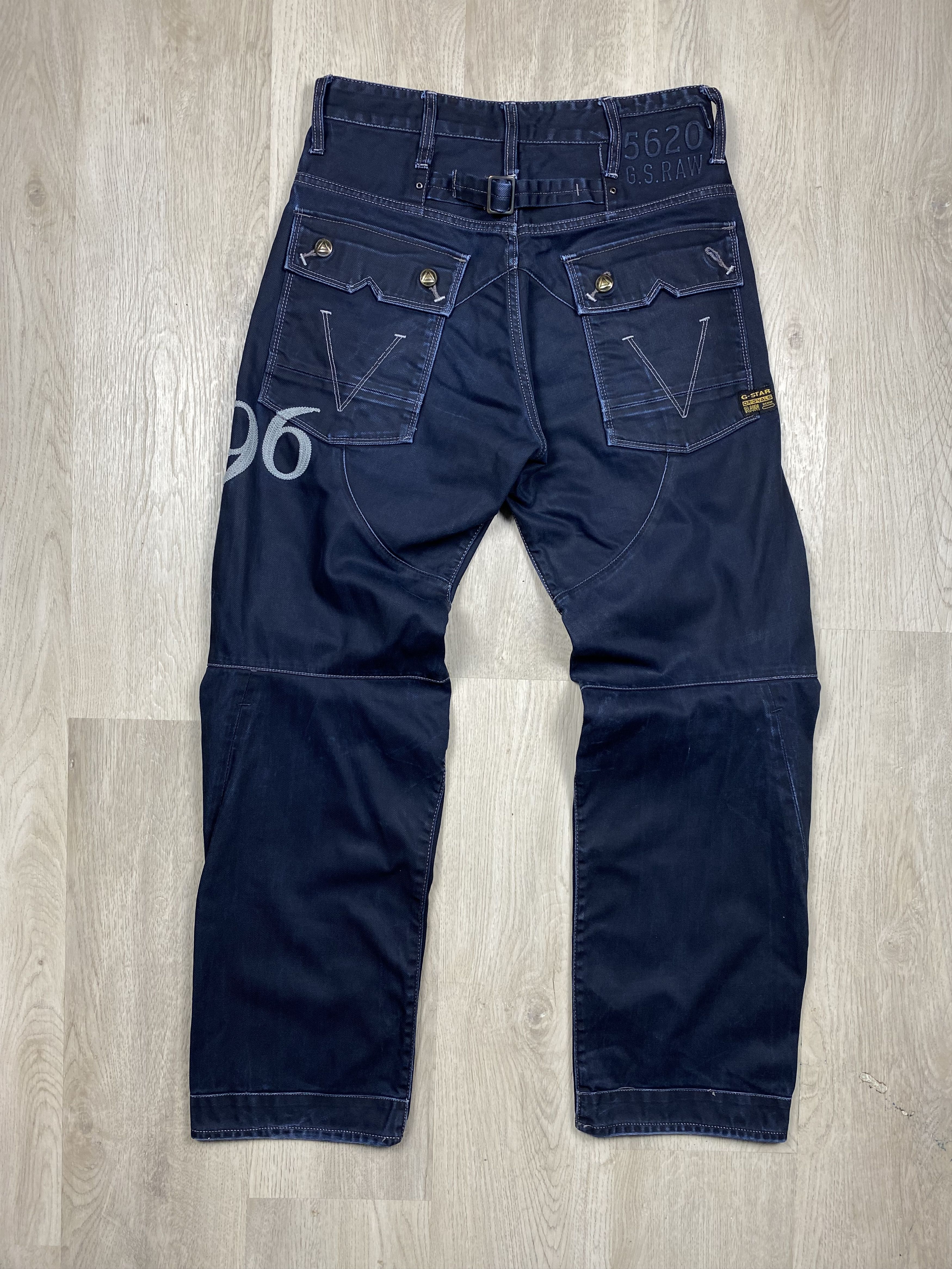 G-Star G Star Raw Vintage Denim Double Knee Pants Jeans Size US 30 / EU 46 - 1 Thumbnail