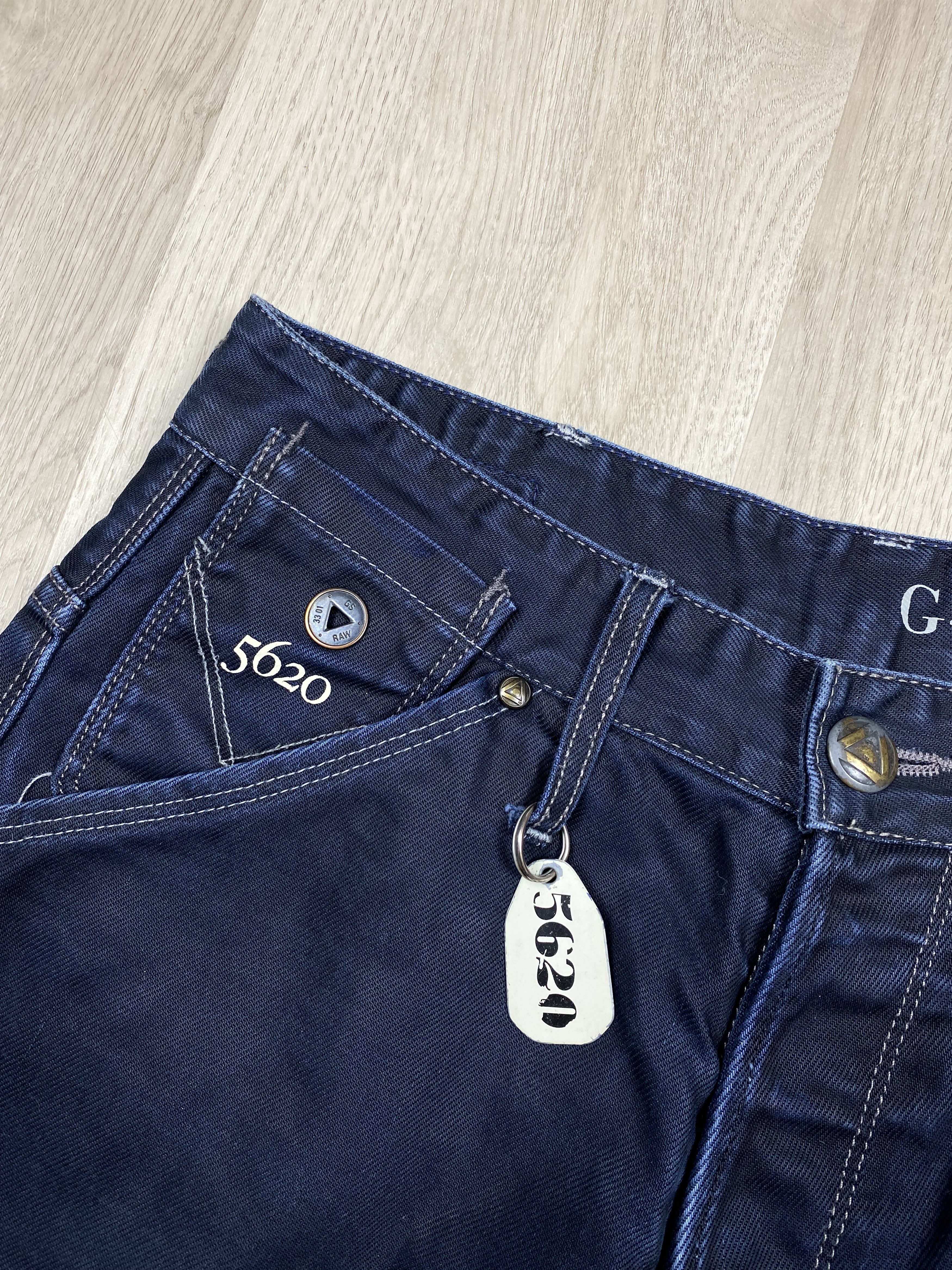 G-Star G Star Raw Vintage Denim Double Knee Pants Jeans Size US 30 / EU 46 - 6 Thumbnail