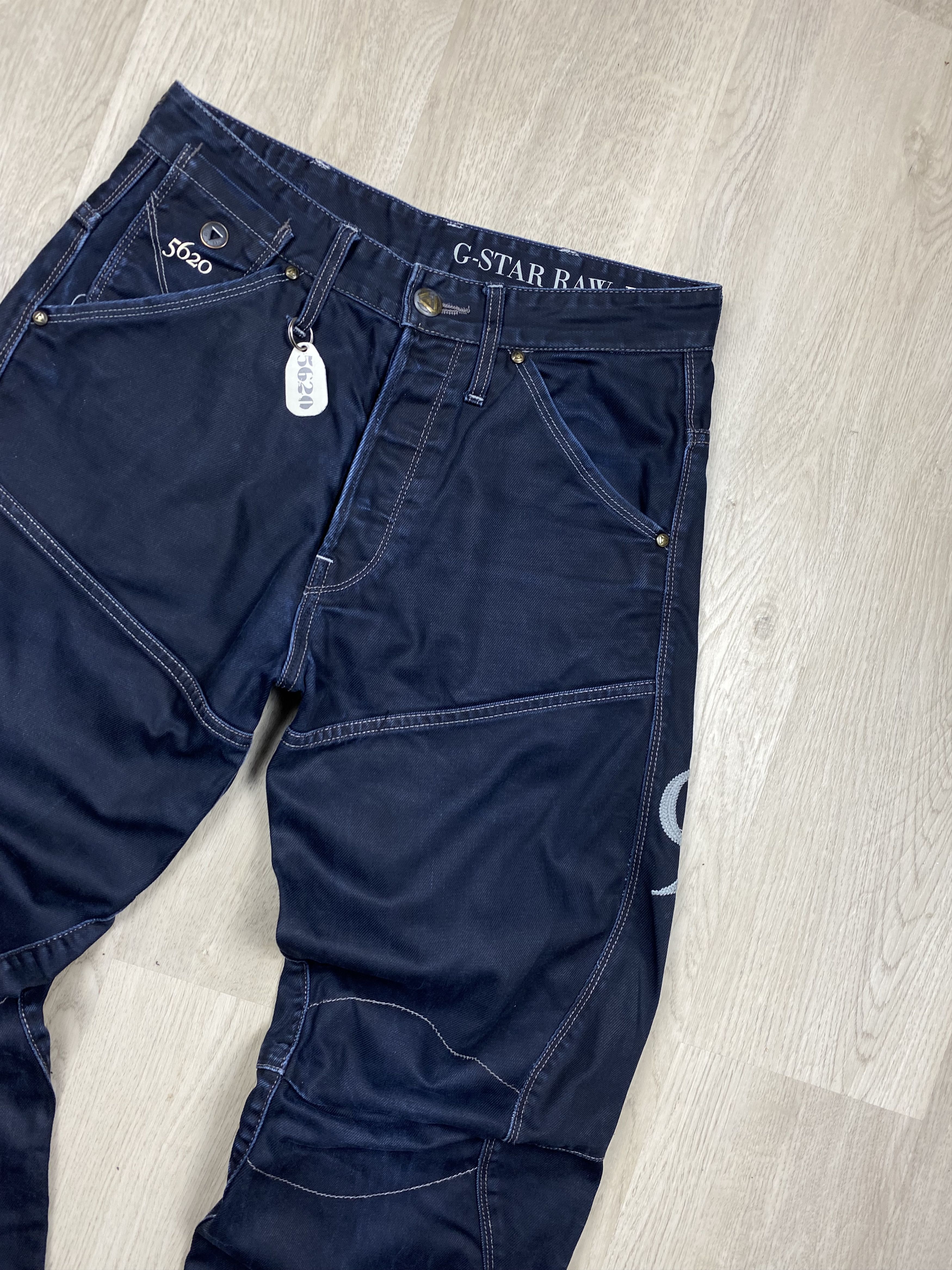 G-Star G Star Raw Vintage Denim Double Knee Pants Jeans Size US 30 / EU 46 - 5 Thumbnail