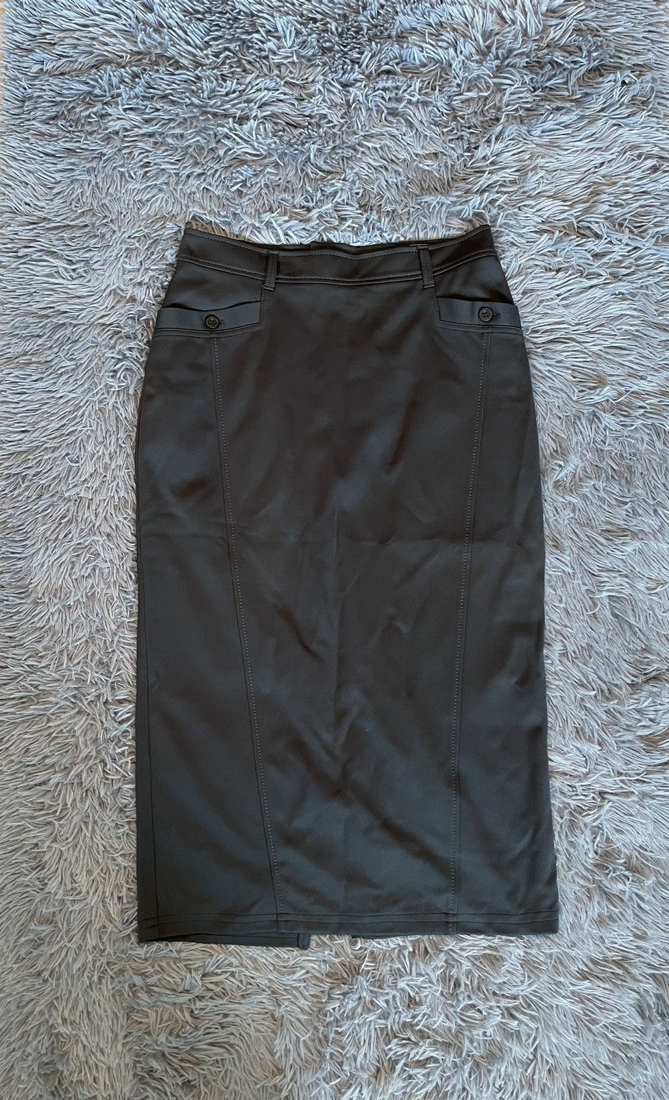 Fendi × Vintage Fendi 80s vintage minimalist skirt Size 32" / US 10 / IT 46 - 1 Thumbnail