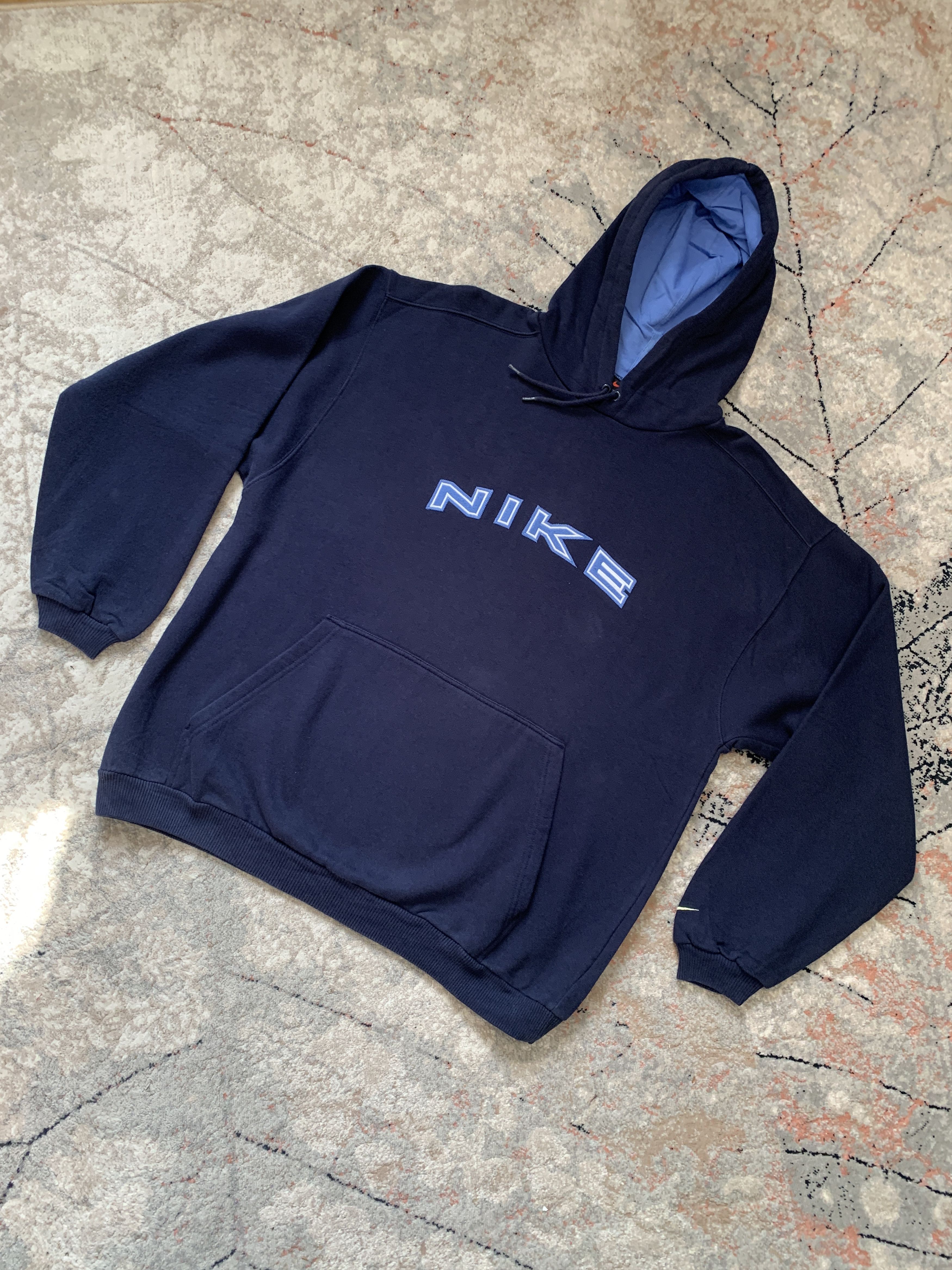 tan vintage nike hoodie