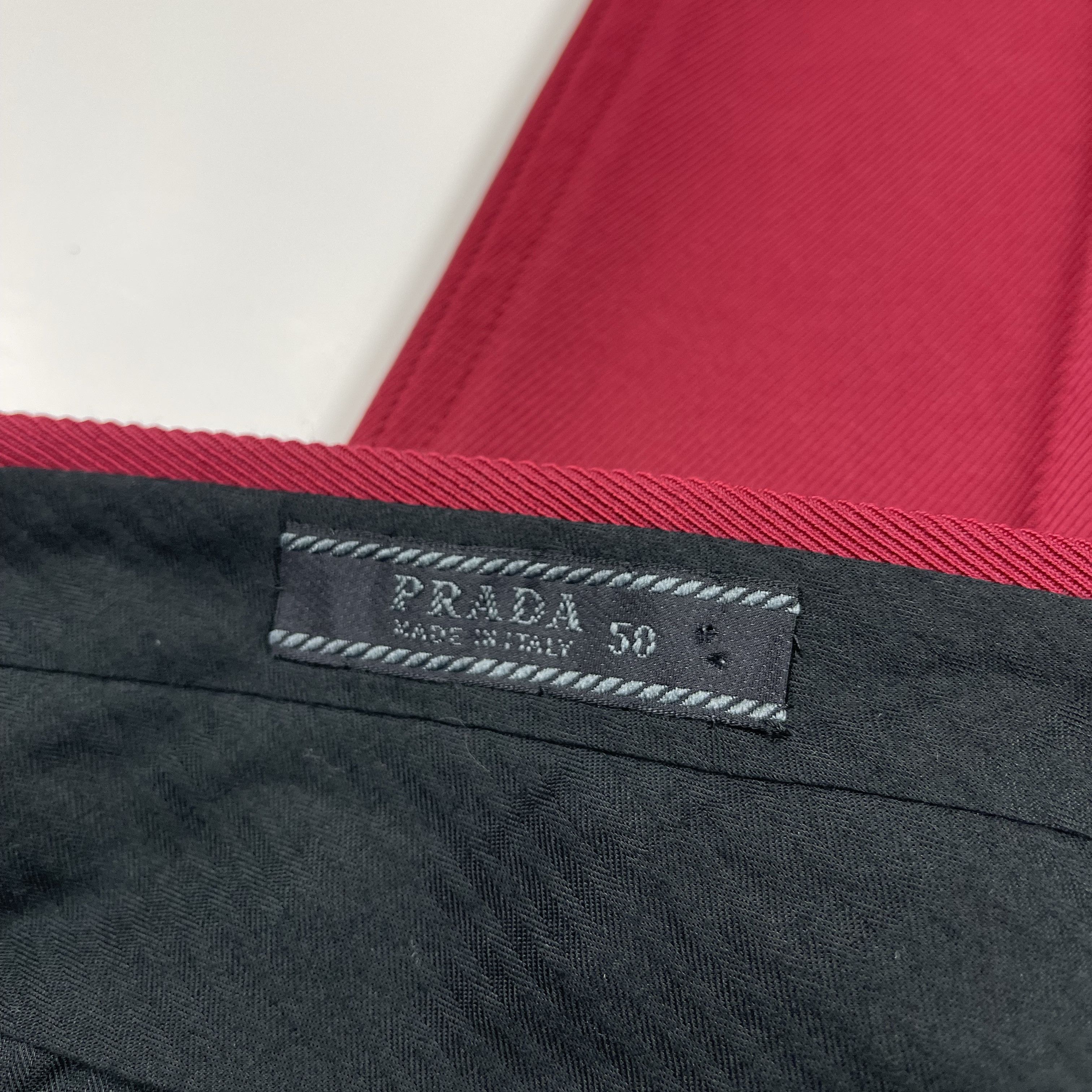 Prada Cranberry Red Slacks Dress Pants Size US 30 / EU 46 - 4 Thumbnail