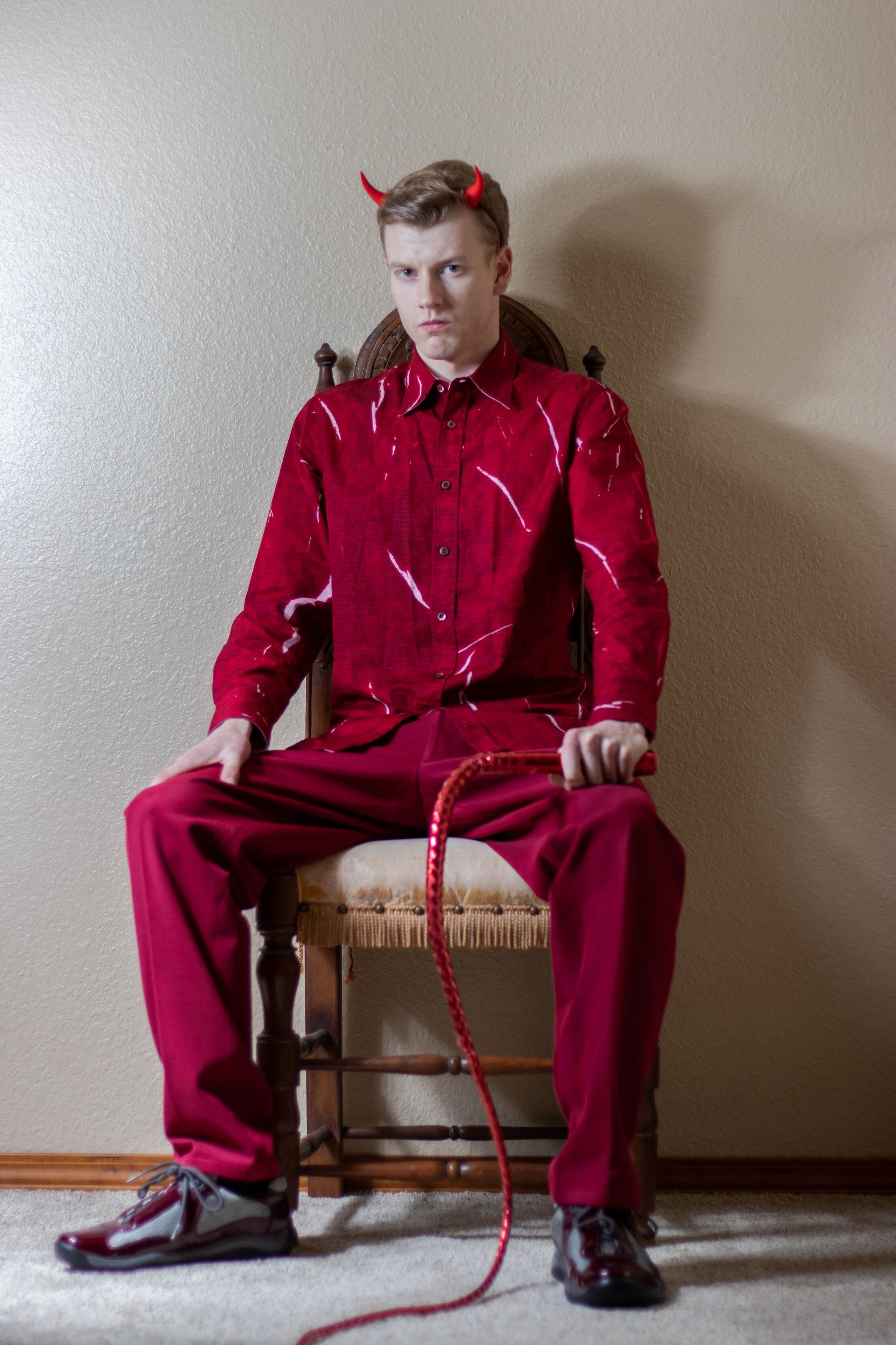Prada Cranberry Red Slacks Dress Pants Size US 30 / EU 46 - 1 Thumbnail