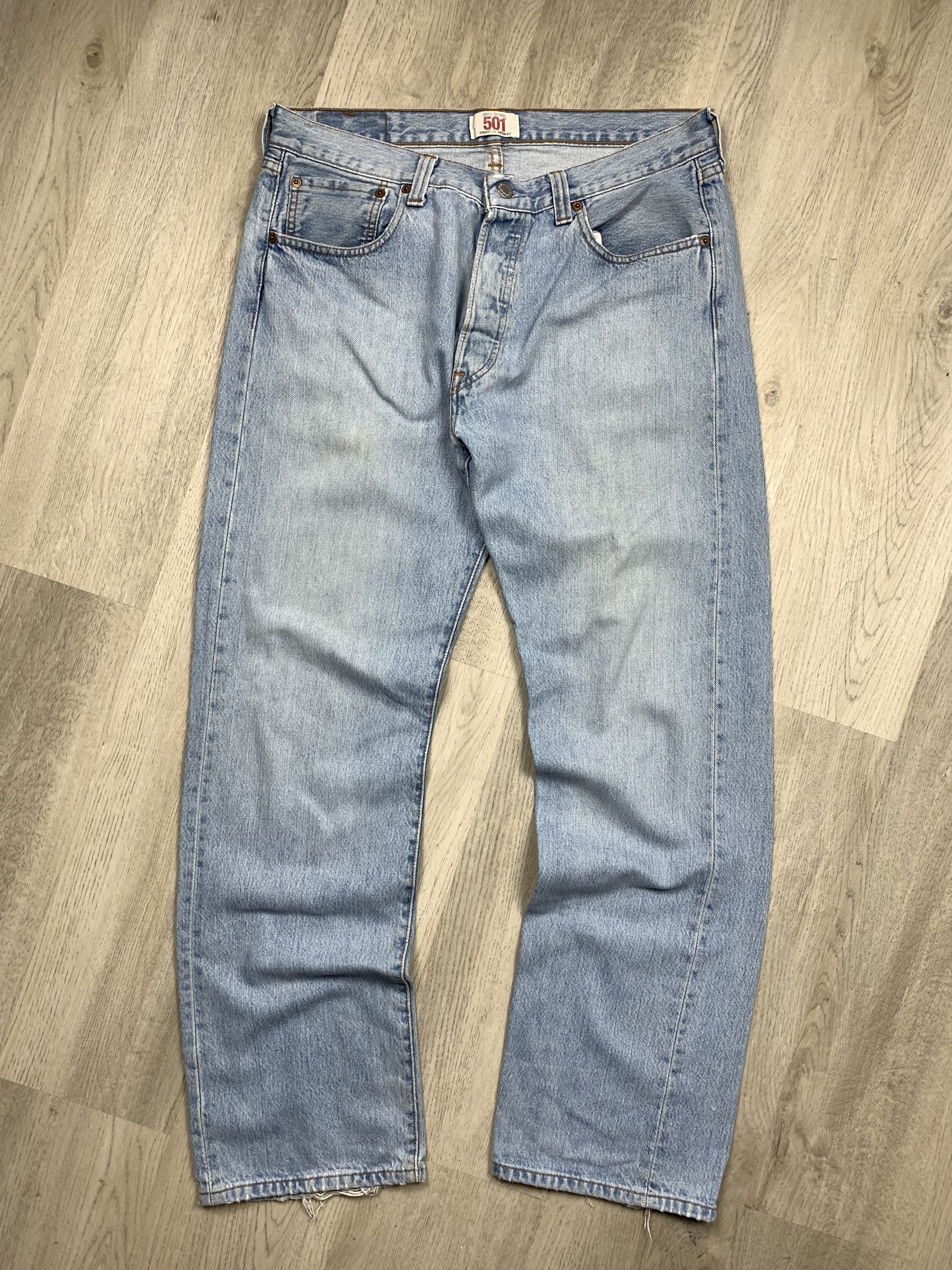 Levi's Levis 501 Vintage Mens Denim Pants Jeans Size US 34 / EU 50 - 6 Thumbnail