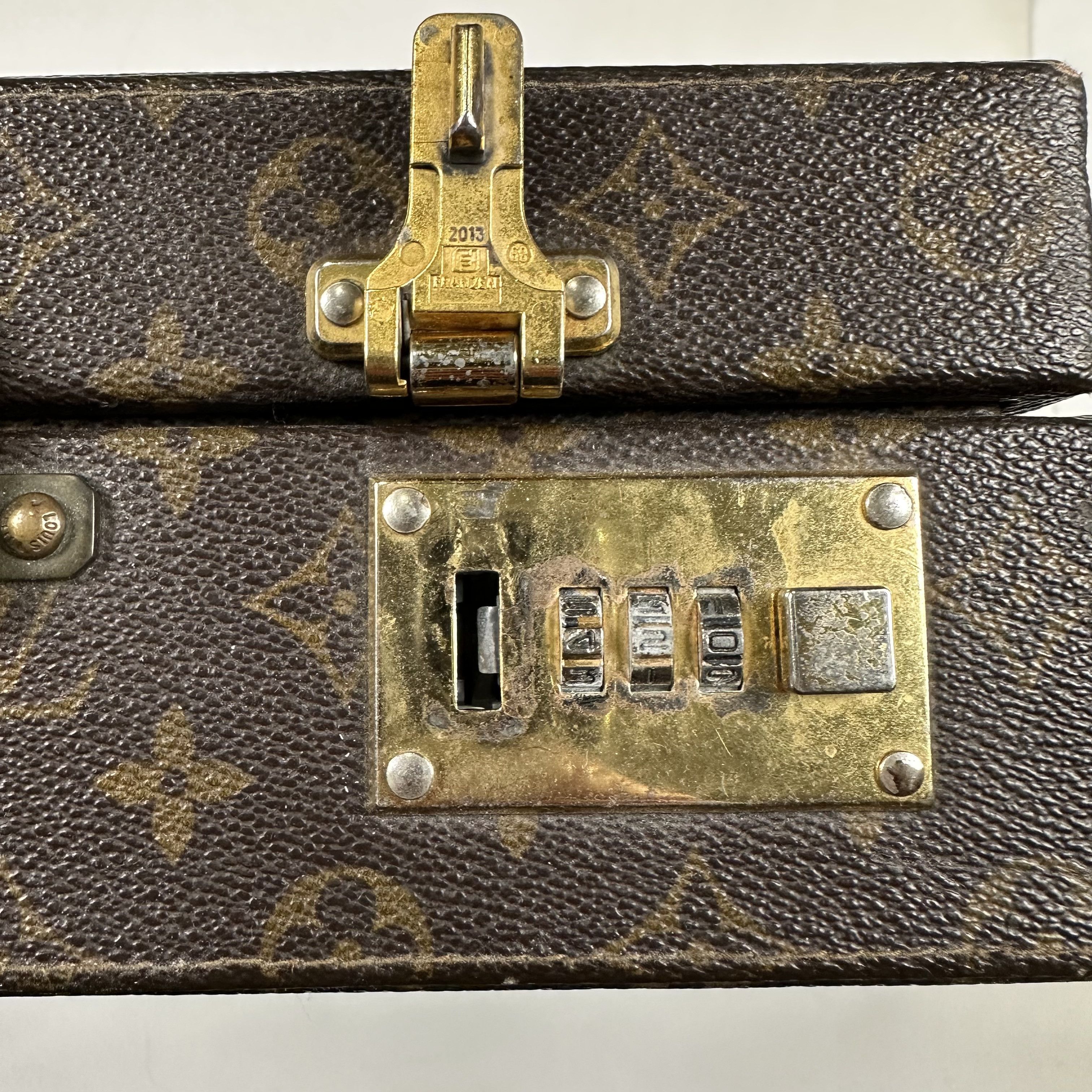 Louis Vuitton 1990 Vintage Monogram Hard Briefcase Trunk Size ONE SIZE - 10 Thumbnail