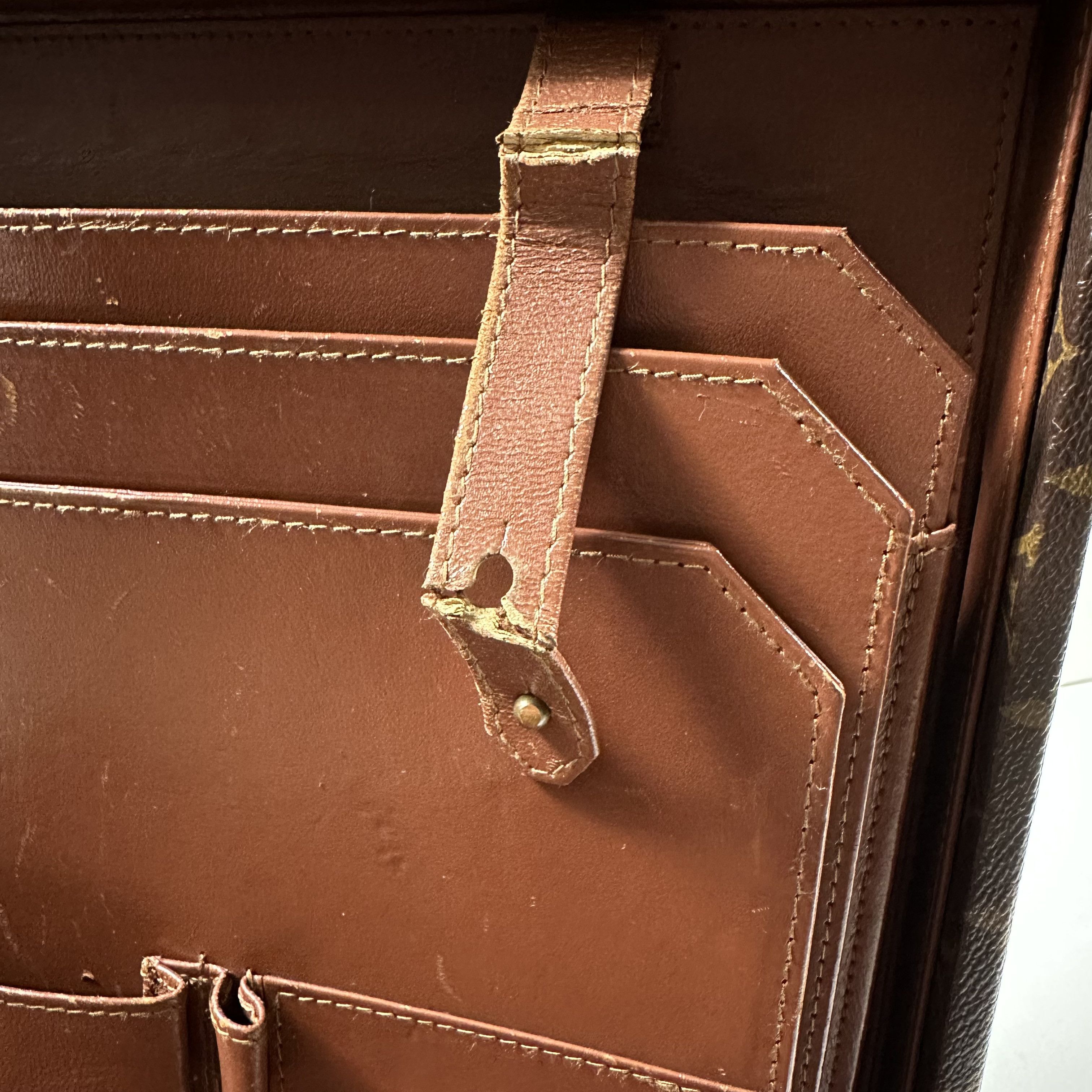 Louis Vuitton 1990 Vintage Monogram Hard Briefcase Trunk Size ONE SIZE - 18 Thumbnail