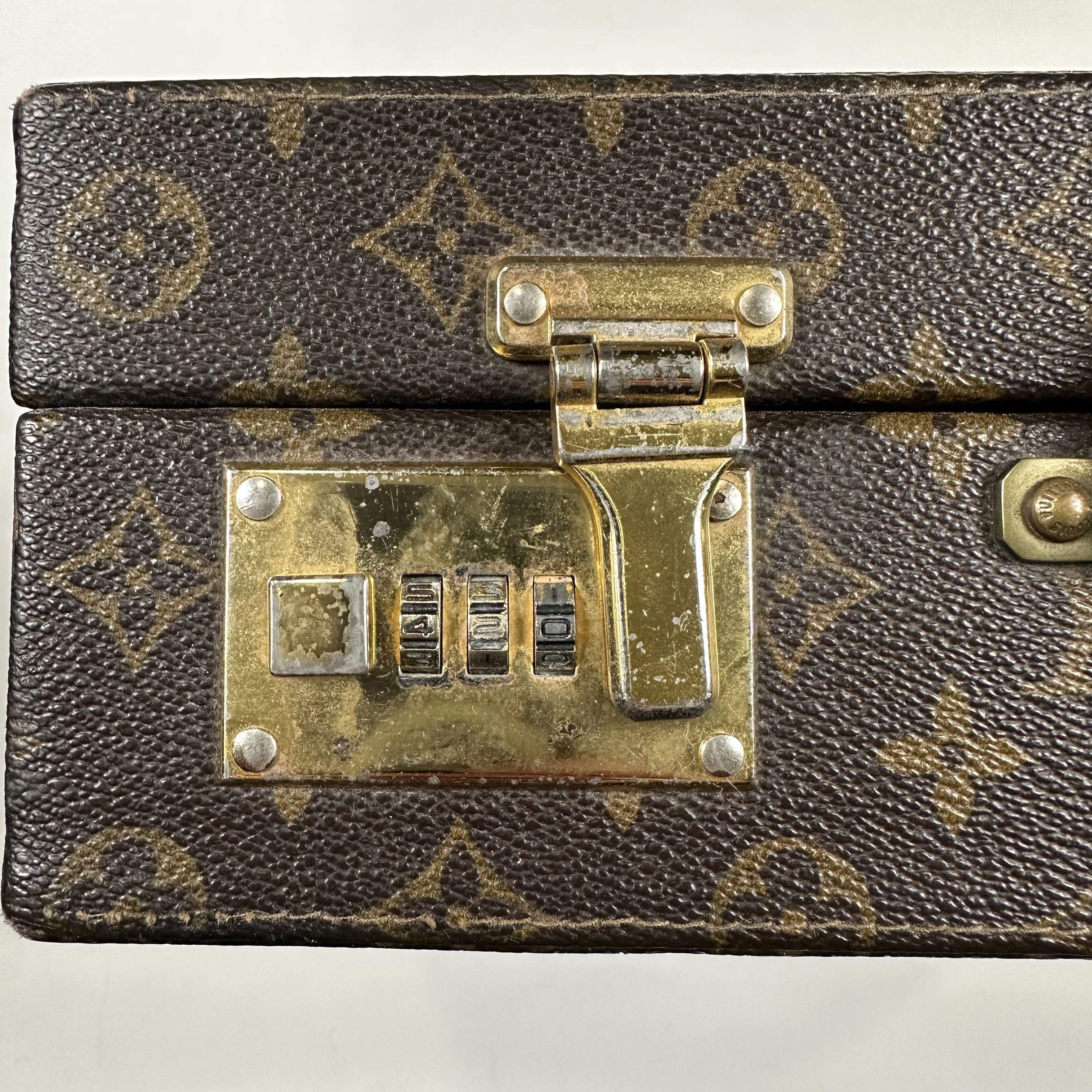 Louis Vuitton 1990 Vintage Monogram Hard Briefcase Trunk Size ONE SIZE - 7 Thumbnail