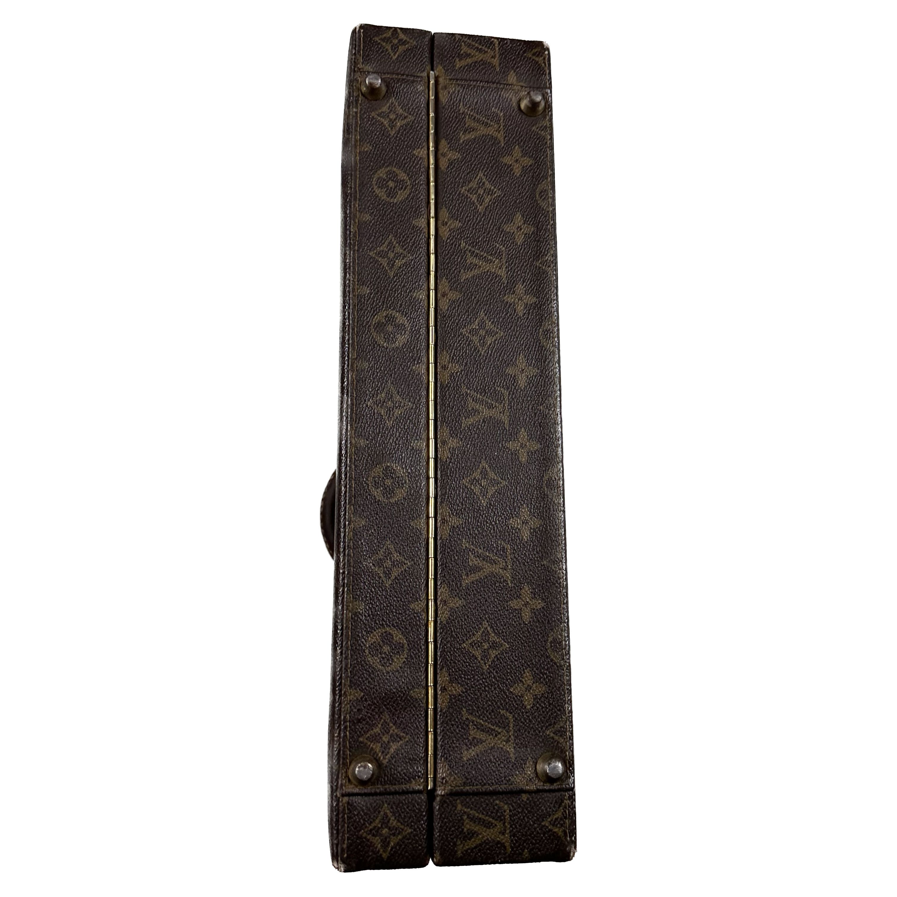 Louis Vuitton 1990 Vintage Monogram Hard Briefcase Trunk Size ONE SIZE - 4 Thumbnail
