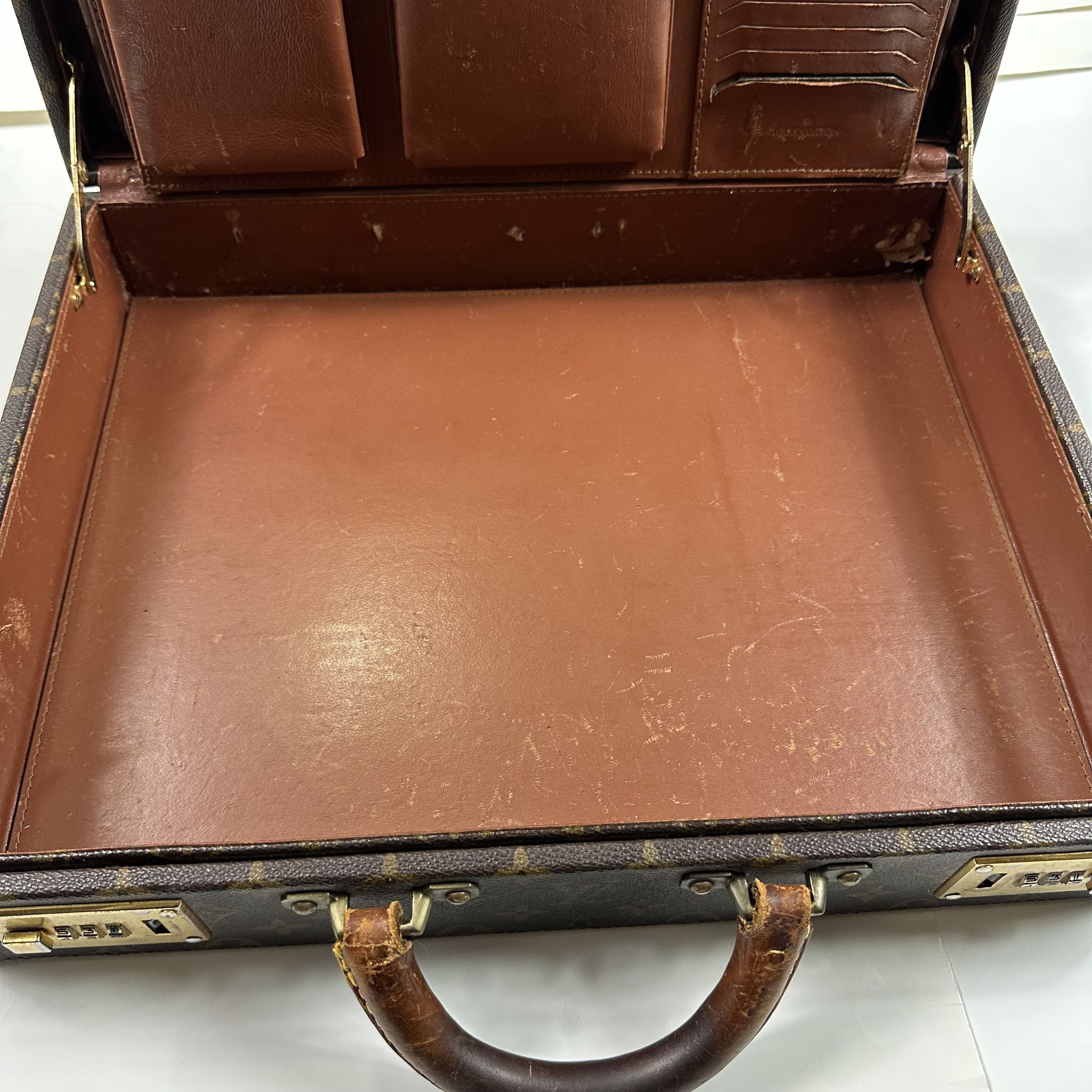 Louis Vuitton 1990 Vintage Monogram Hard Briefcase Trunk Size ONE SIZE - 15 Thumbnail