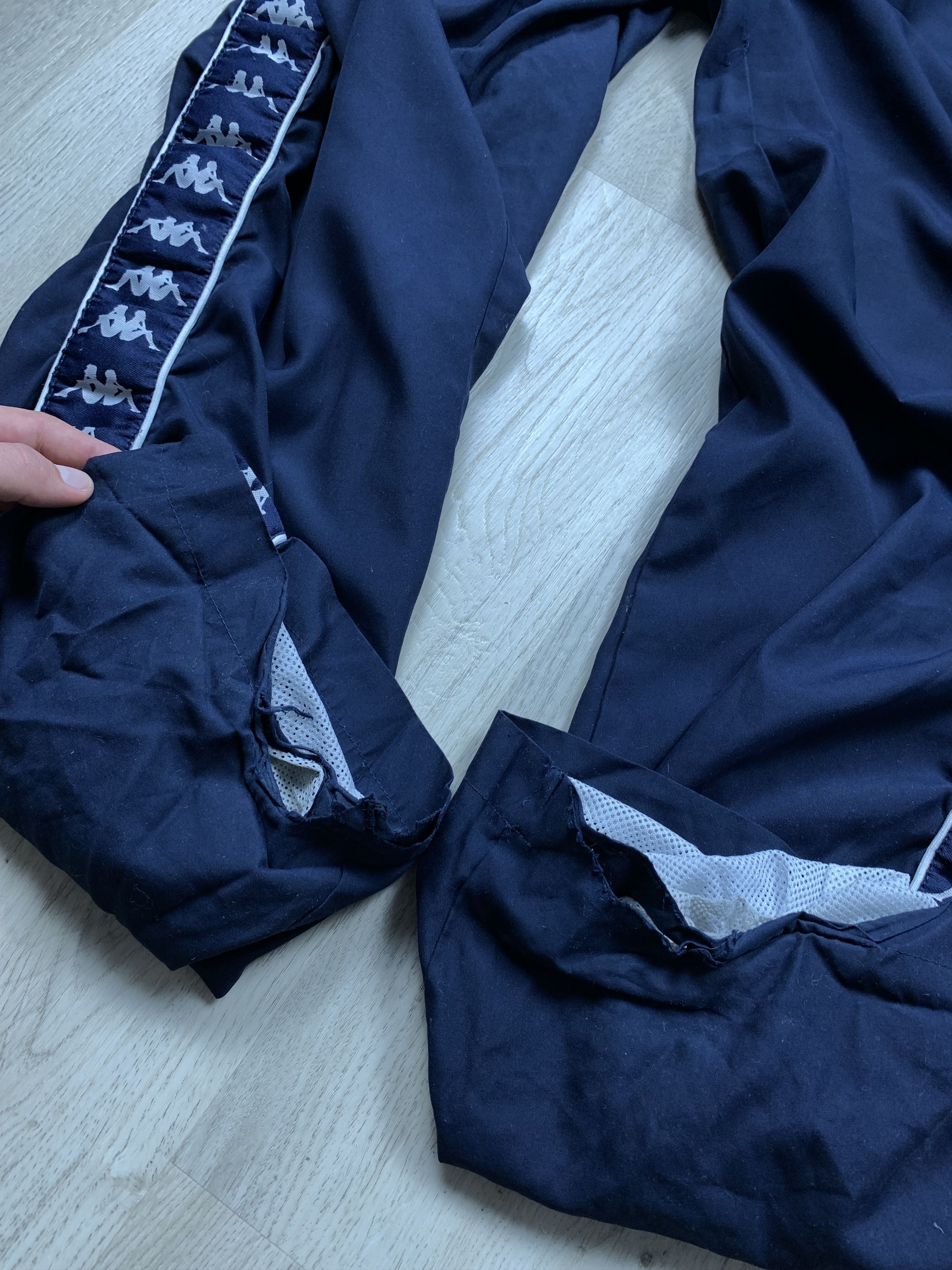 Kappa × Vintage Kappa 90s Vintage Faded Mens Nylon Pants Size US 36 / EU 52 - 6 Thumbnail