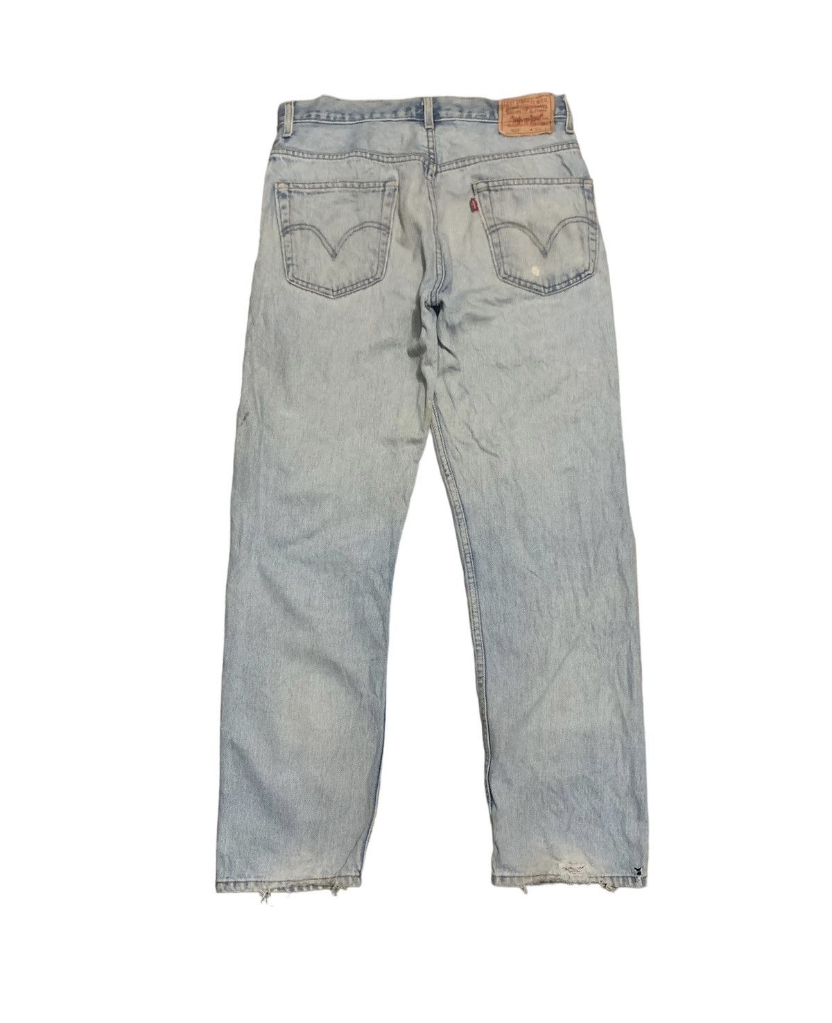 Levi's Vintage 90s Levis 505 Regular Jeans Distressed Size US 33 - 2 Thumbnail