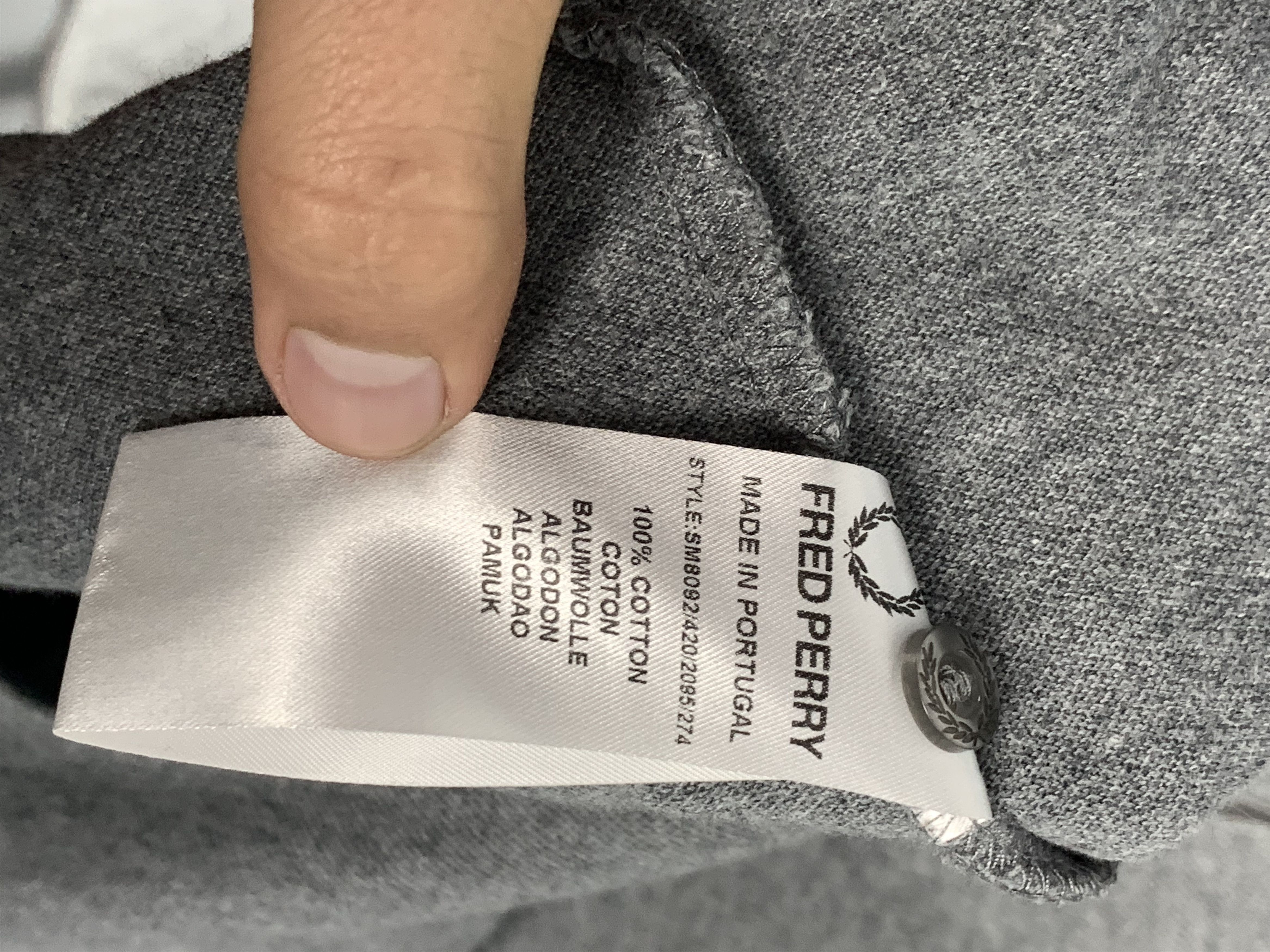 6876 × Fred Perry Fred Perry x 6876 Label Mens Long Sleeve Polo Shirt Size US M / EU 48-50 / 2 - 5 Thumbnail