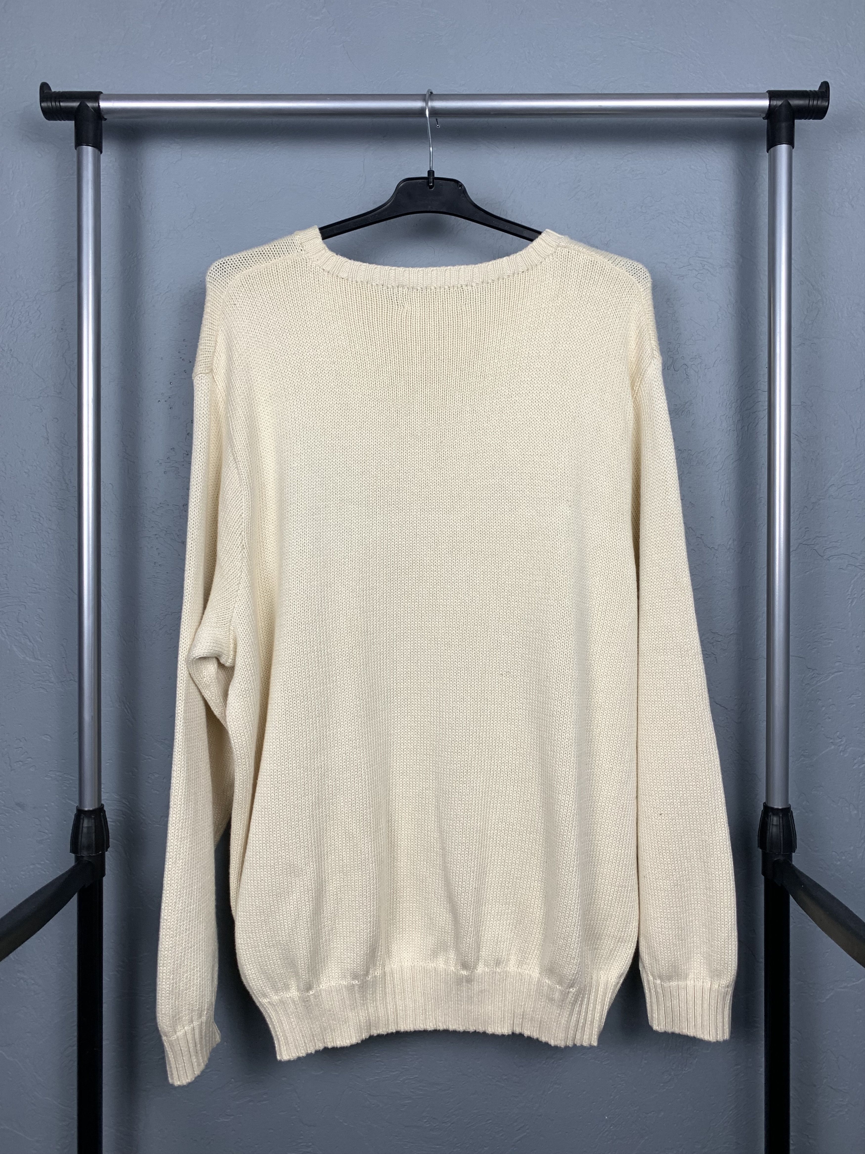 Polo Ralph Lauren Polo Ralph Lauren Vintage Knit Sweater Size US XXL / EU 58 / 5 - 5 Thumbnail