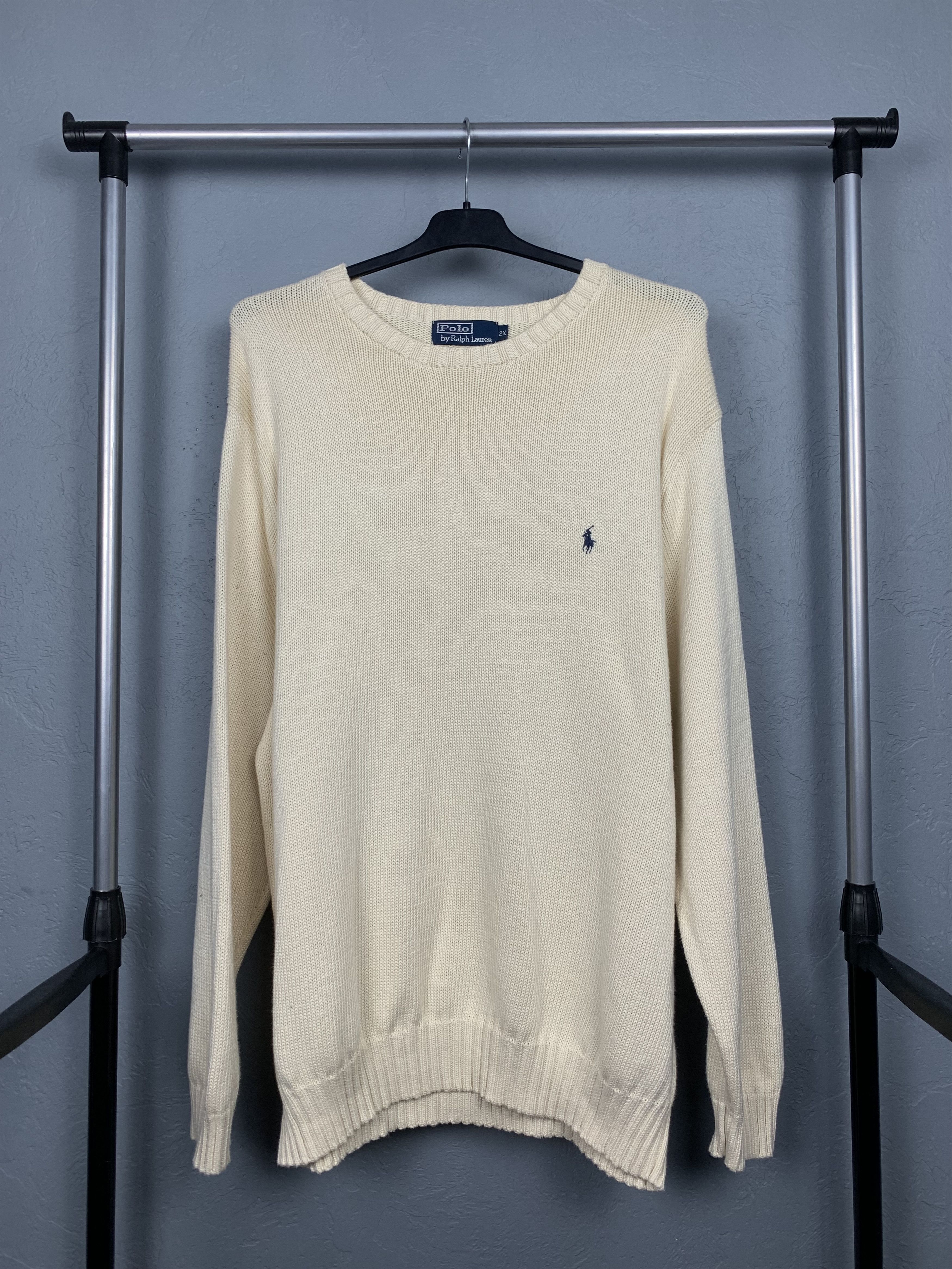 Polo Ralph Lauren Polo Ralph Lauren Vintage Knit Sweater Size US XXL / EU 58 / 5 - 1 Thumbnail