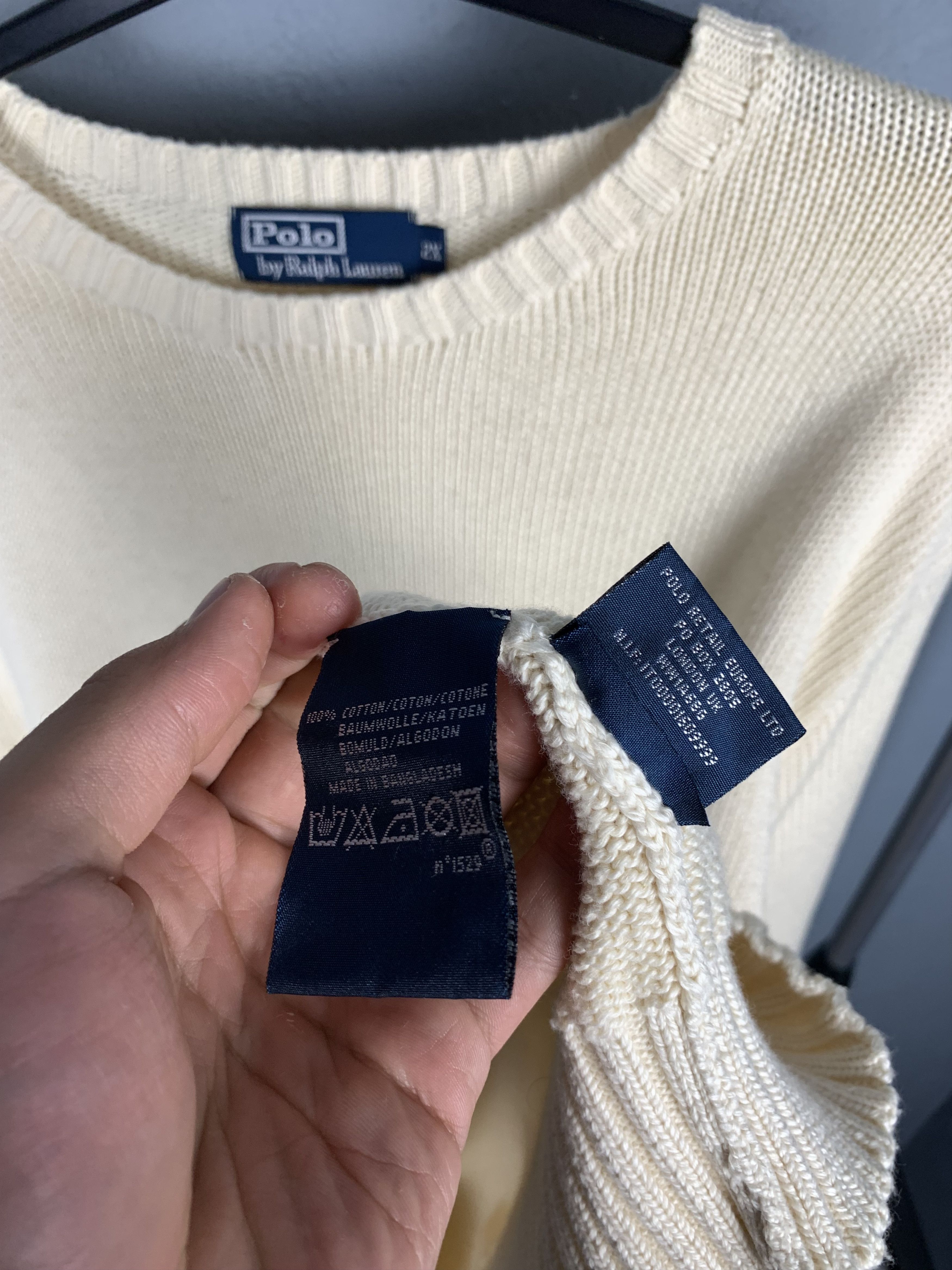 Polo Ralph Lauren Polo Ralph Lauren Vintage Knit Sweater Size US XXL / EU 58 / 5 - 4 Thumbnail