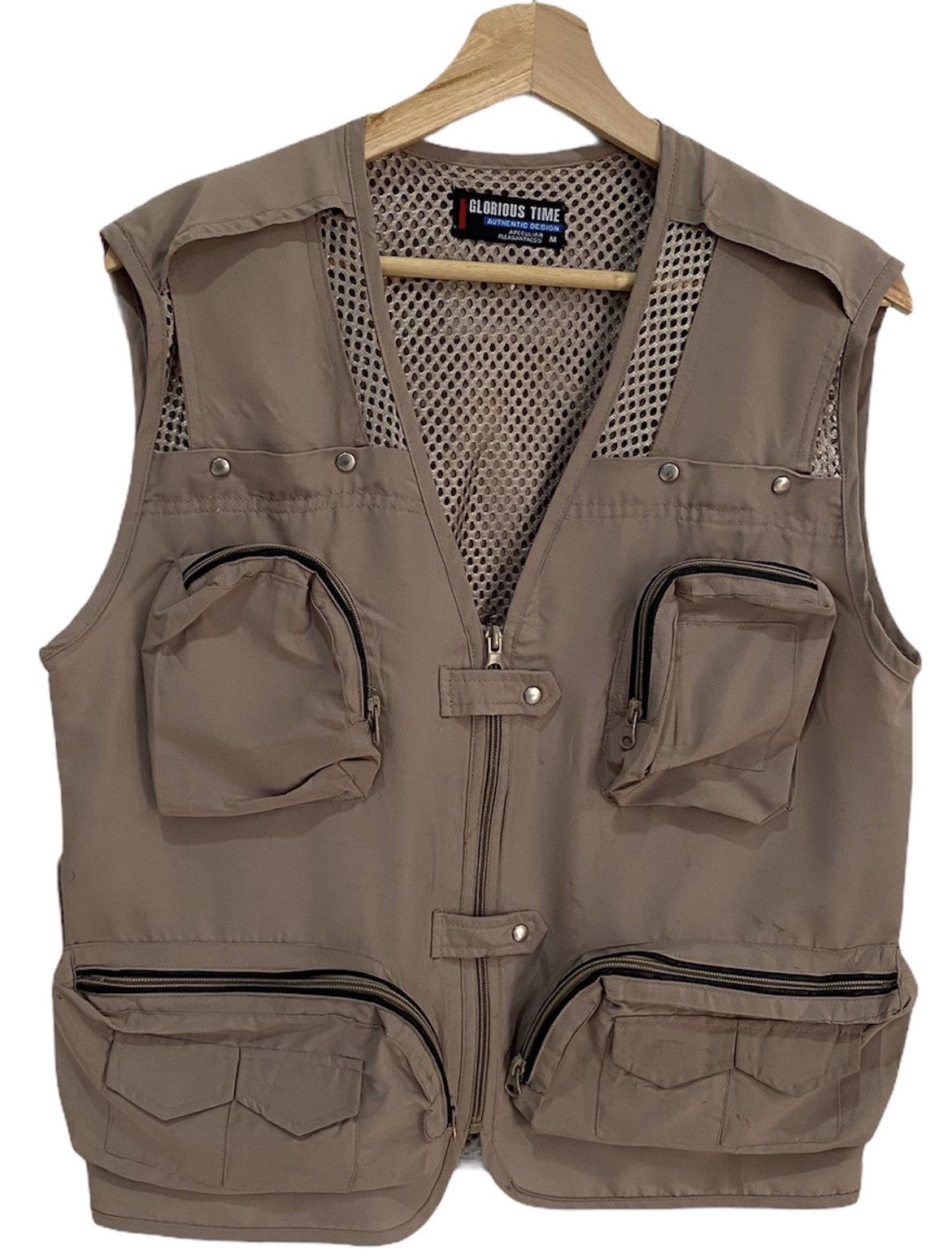 Vintage 🔥JAPAN BRAND GLORIOUS TIME TACTICAL POCKET NET VESTS Size US M / EU 48-50 / 2 - 4 Thumbnail