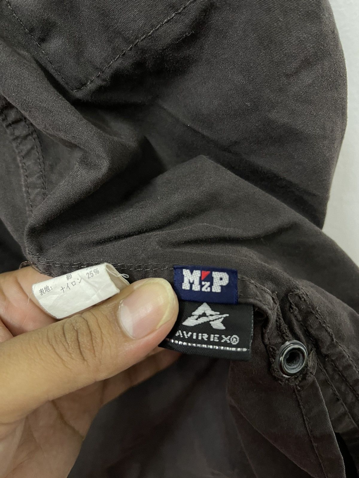 Avirex × Japanese Brand × Vintage Vintage Avirex Military Skull Big Logo Zipper Jacket Size US M / EU 48-50 / 2 - 12 Thumbnail