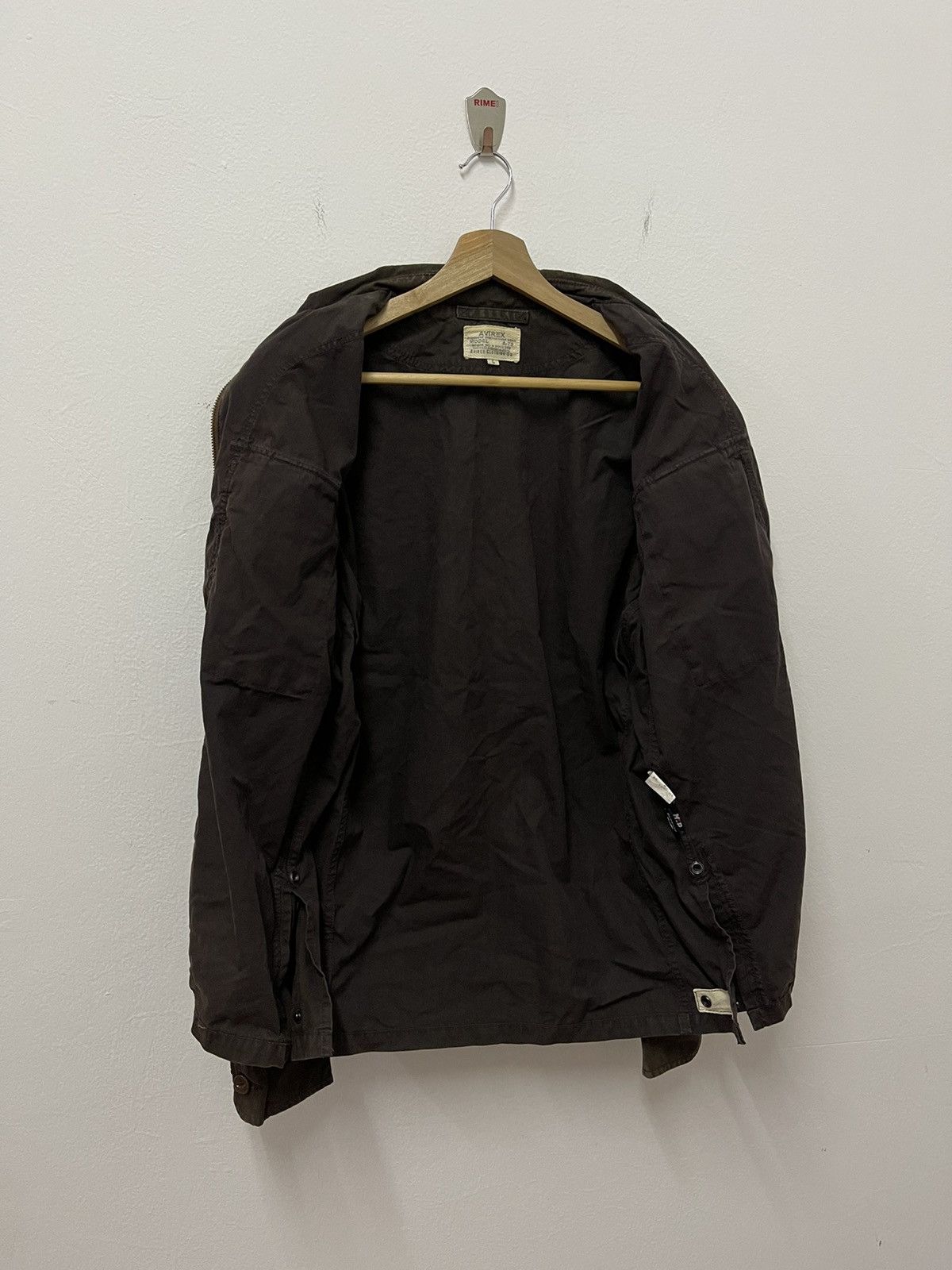 Avirex × Japanese Brand × Vintage Vintage Avirex Military Skull Big Logo Zipper Jacket Size US M / EU 48-50 / 2 - 5 Thumbnail