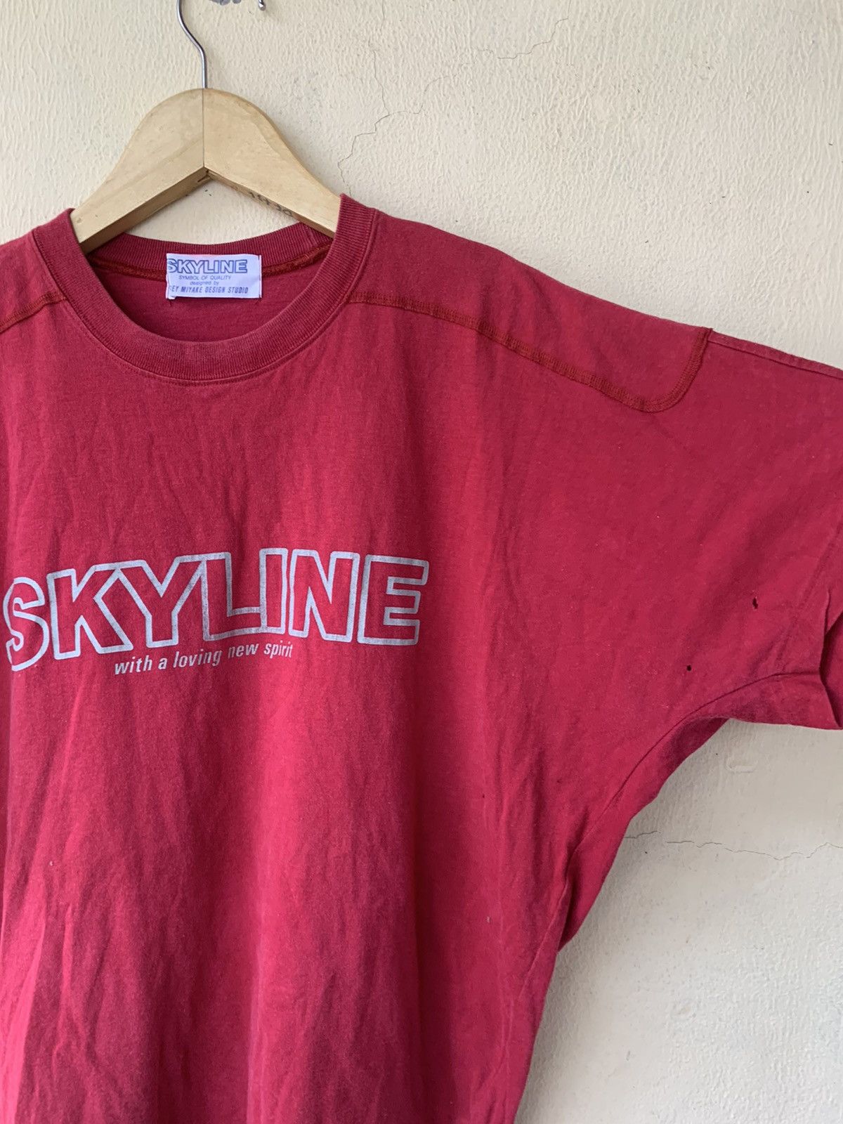 Vintage Vintage 80s Skyline Issey Miyake tee Size US M / EU 48-50 / 2 - 3 Thumbnail
