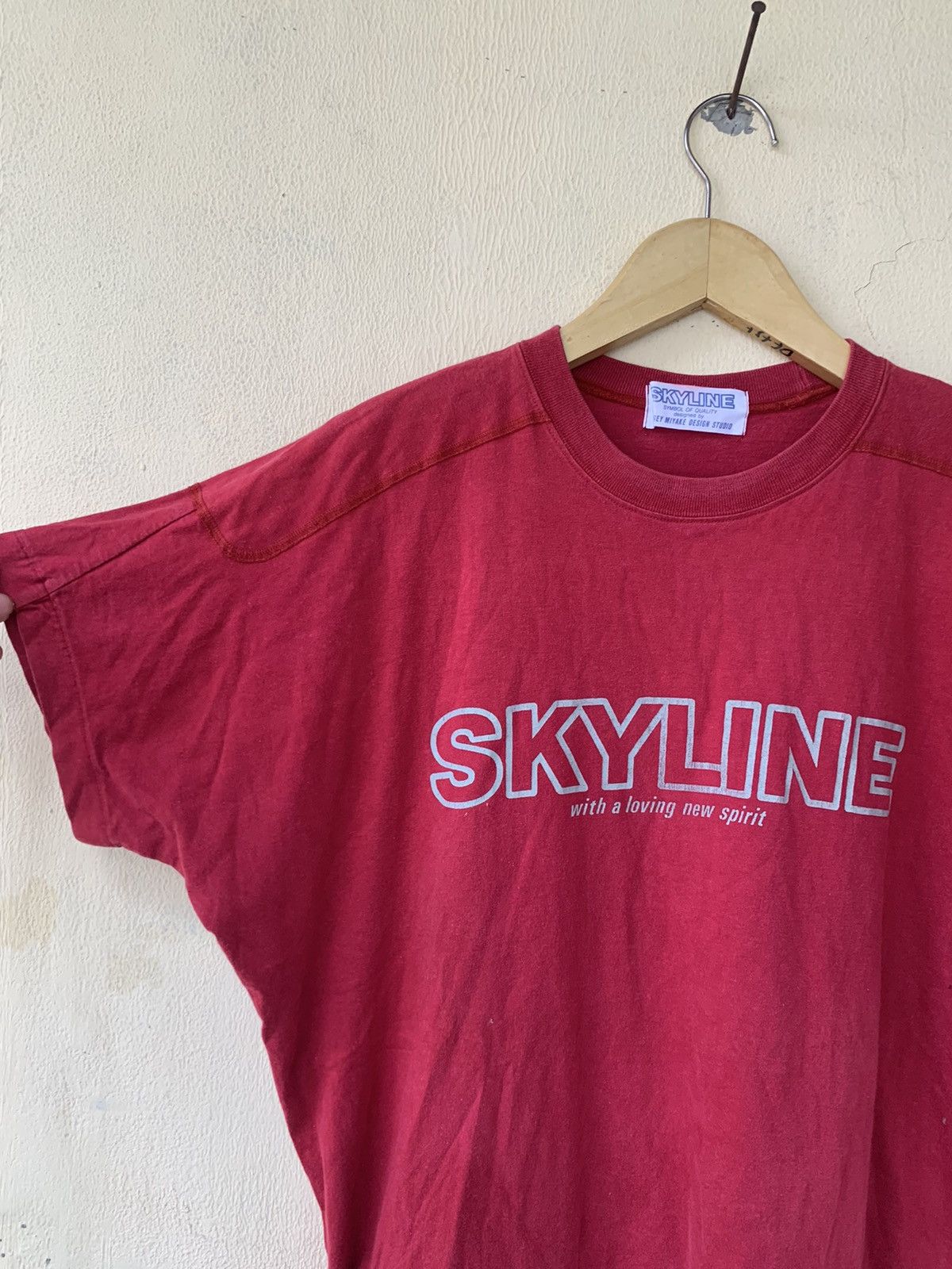 Vintage Vintage 80s Skyline Issey Miyake tee Size US M / EU 48-50 / 2 - 2 Thumbnail