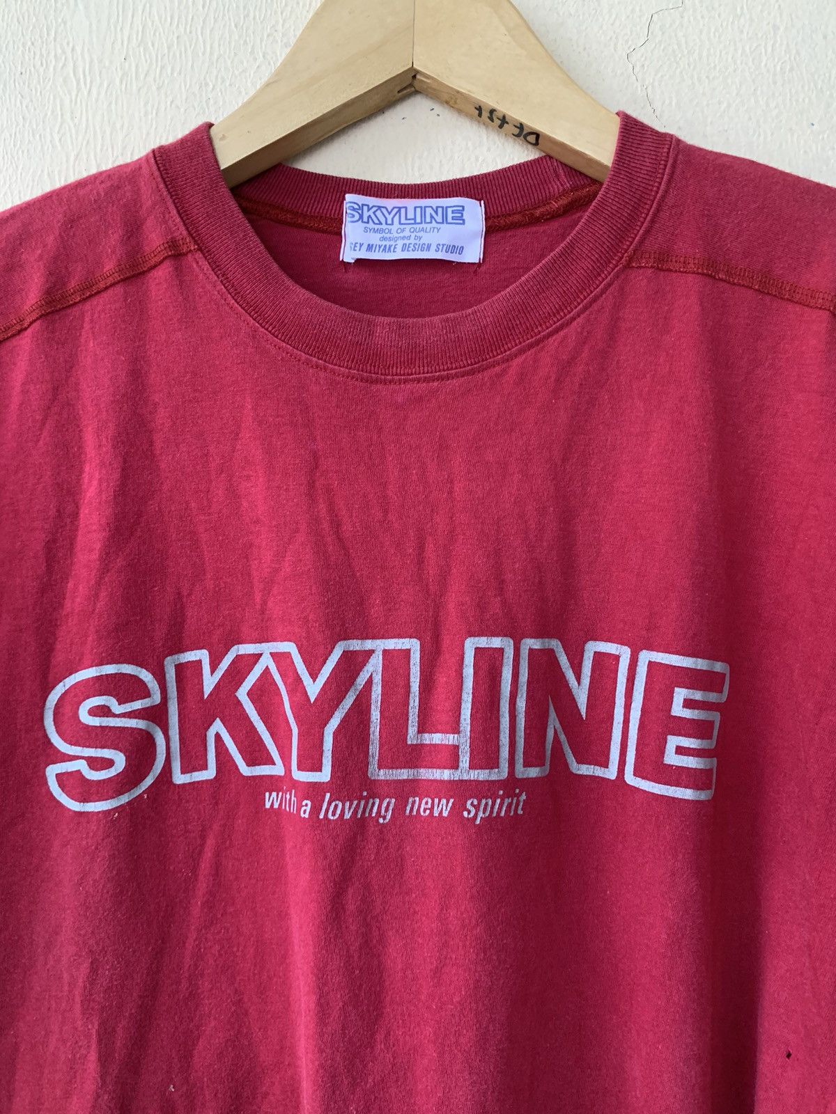 Vintage Vintage 80s Skyline Issey Miyake tee Size US M / EU 48-50 / 2 - 7 Thumbnail
