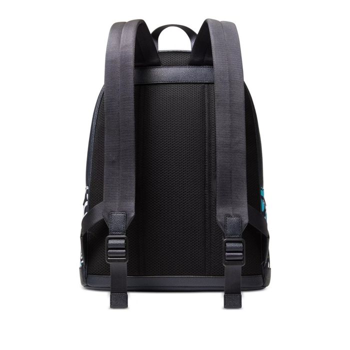 MICHAEL KORS Backpack Men's Scatter Logo Hudson Backpack navy travel  bag